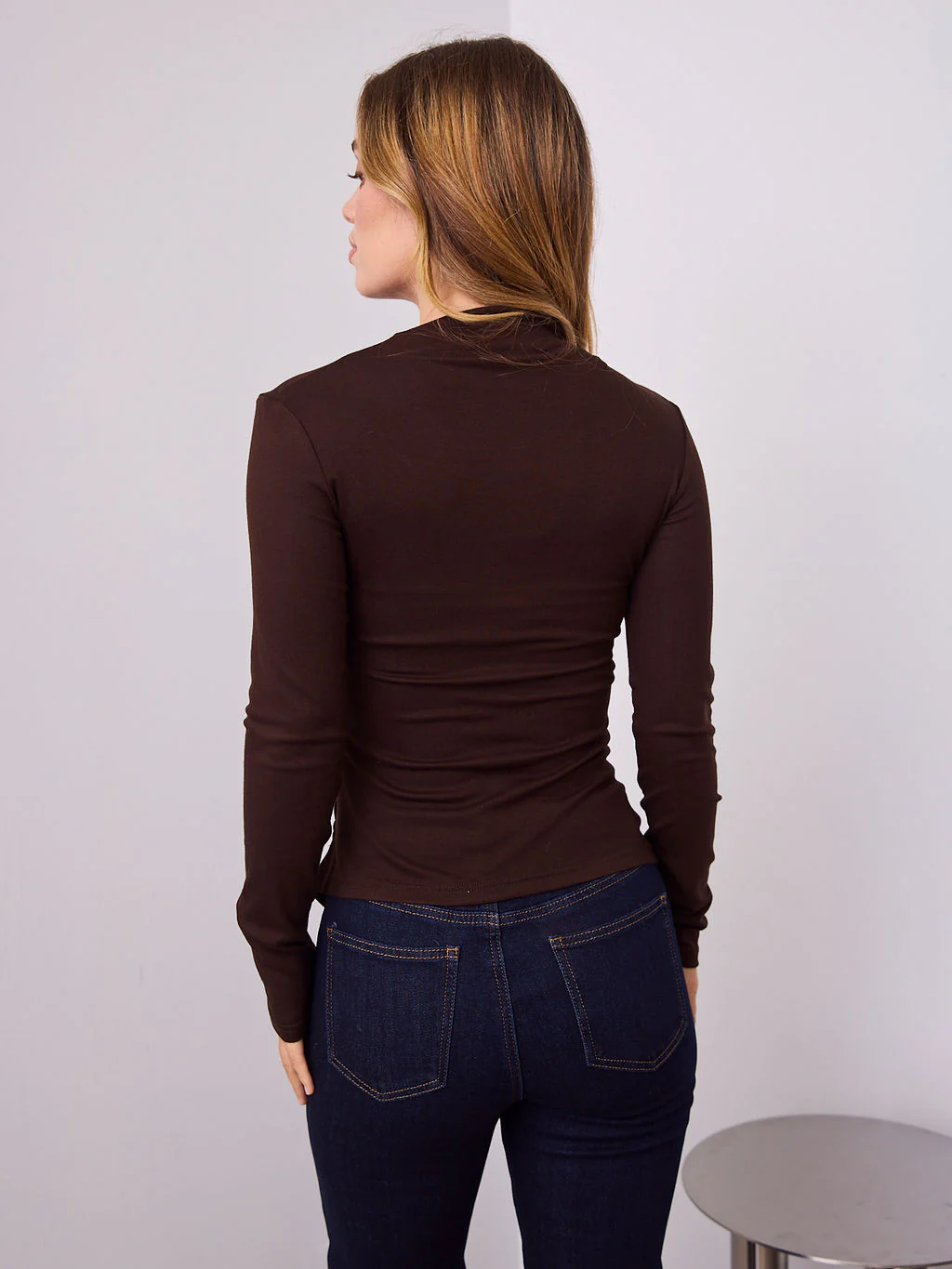 ALEXA TOP - CHOCOLATE - Image 4