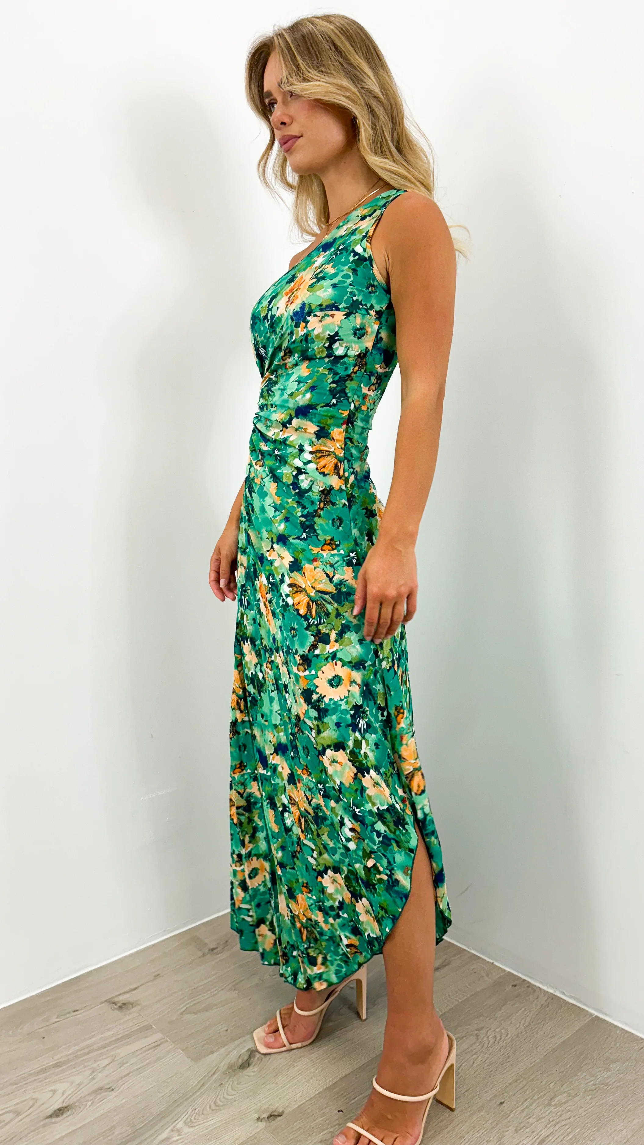 ALINA DRESS - GREEN - Image 13