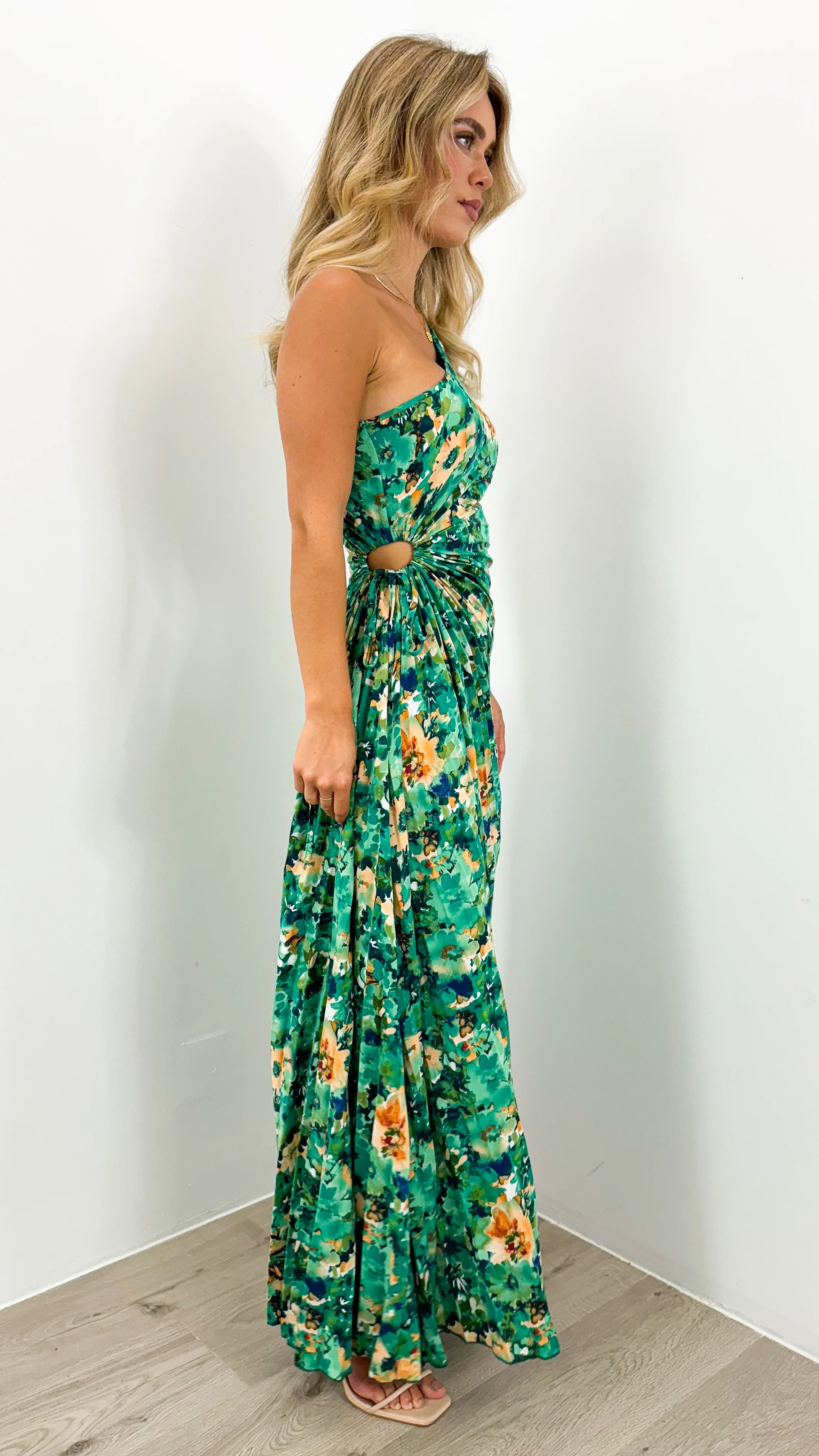 ALINA DRESS - GREEN - Image 14