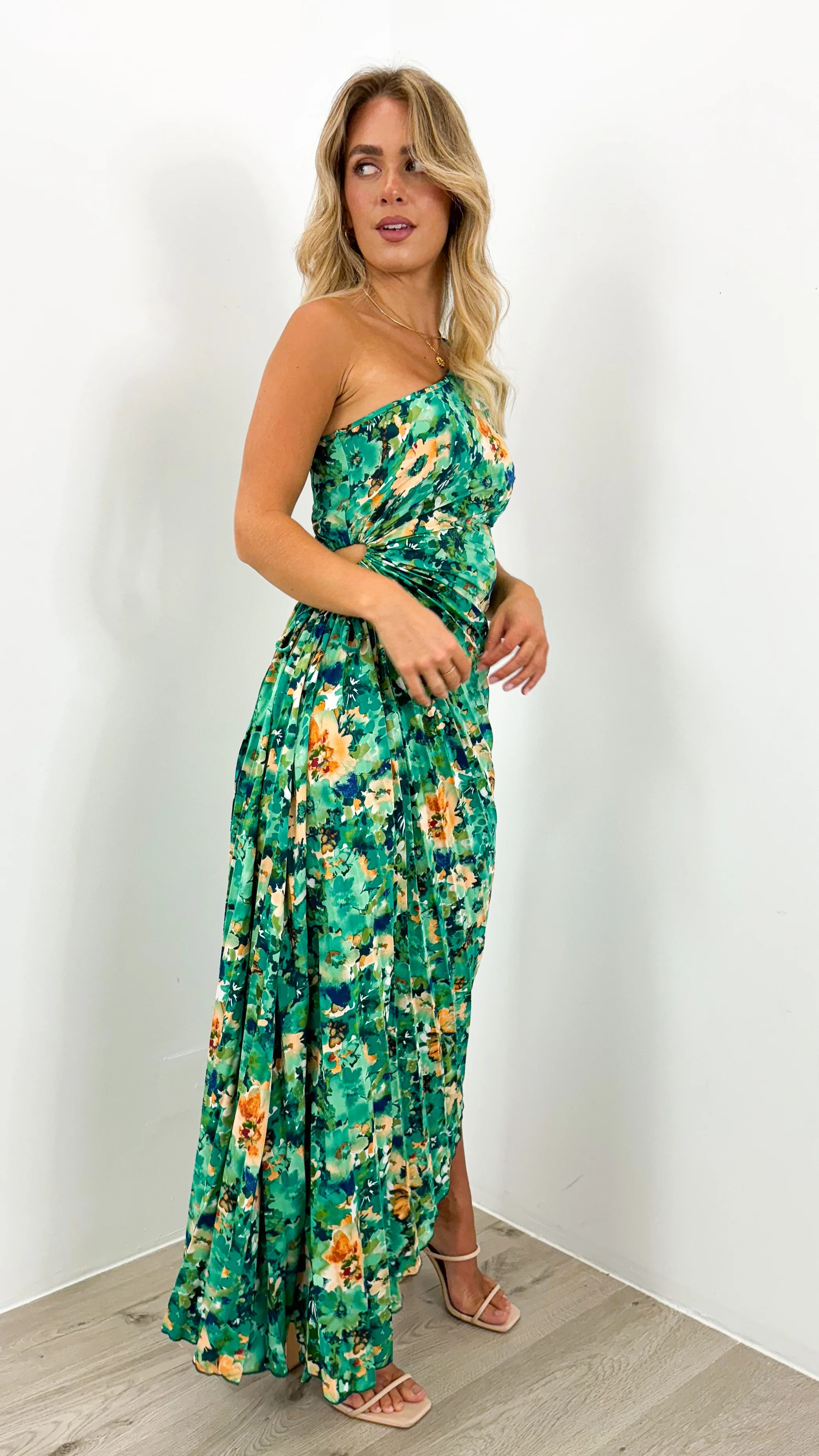 ALINA DRESS - GREEN - Image 15