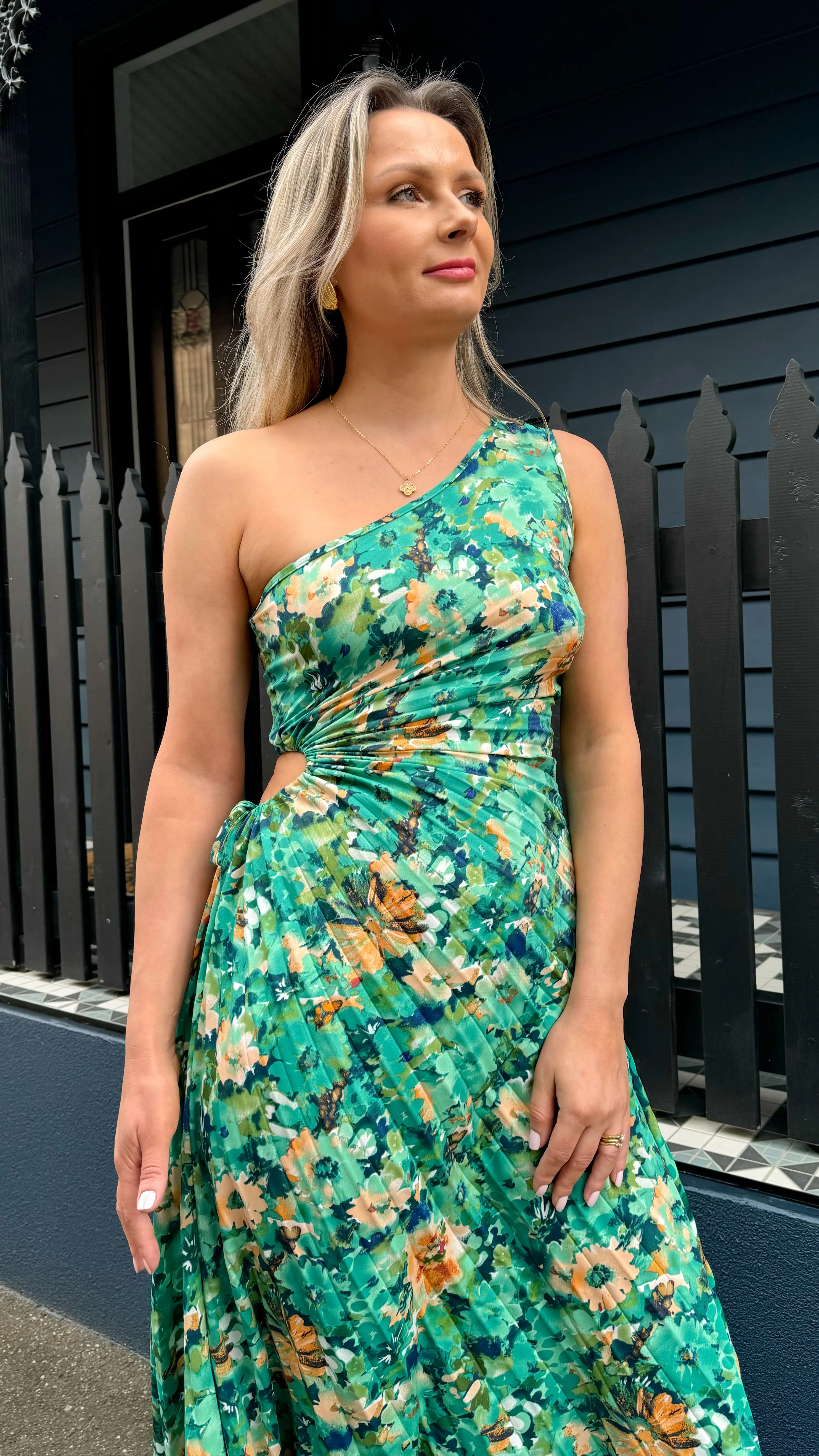 ALINA DRESS - GREEN - Image 22