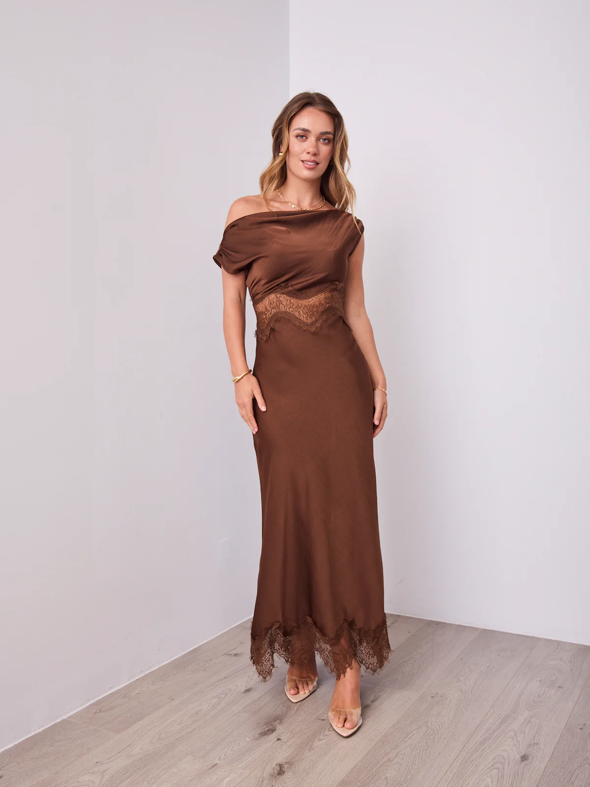 ALISON DRESS - CHOCOLATE - Image 6