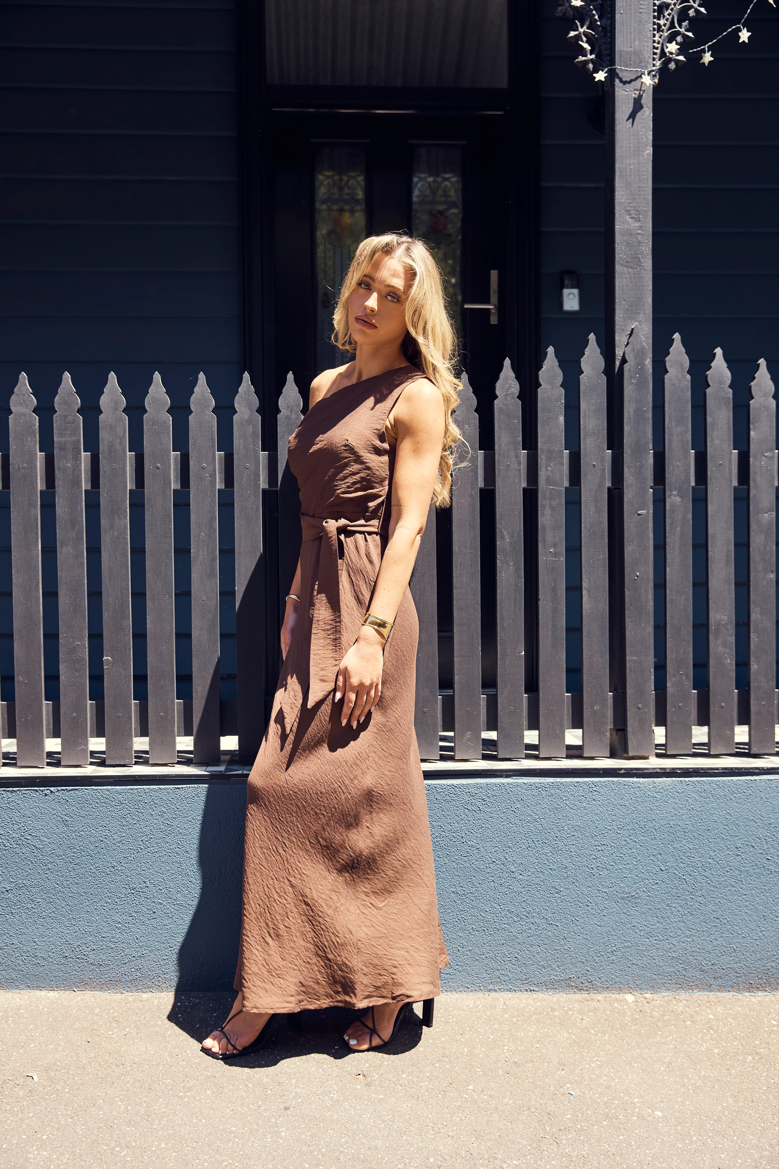 ANGIE DRESS - CHOCOLATE - Image 6