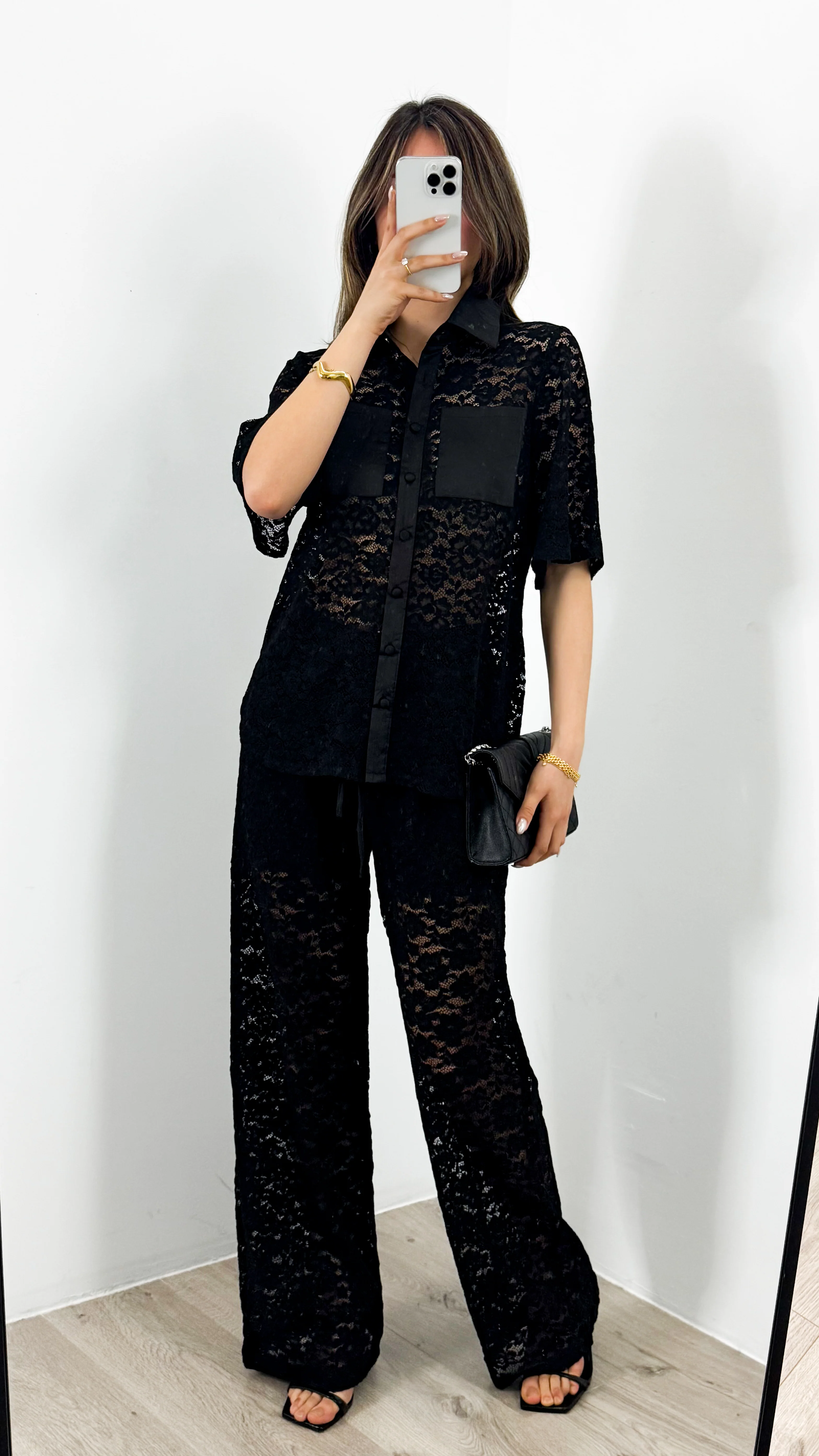 AZURA LACE PANTS - BLACK - Image 10