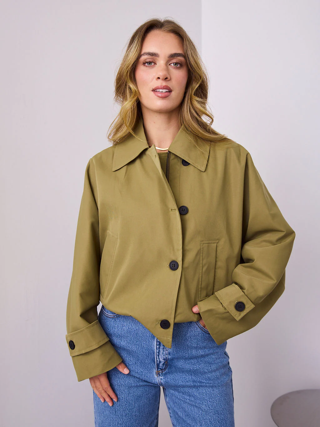 BALVIN JACKET - OLIVE GREEN - Image 4