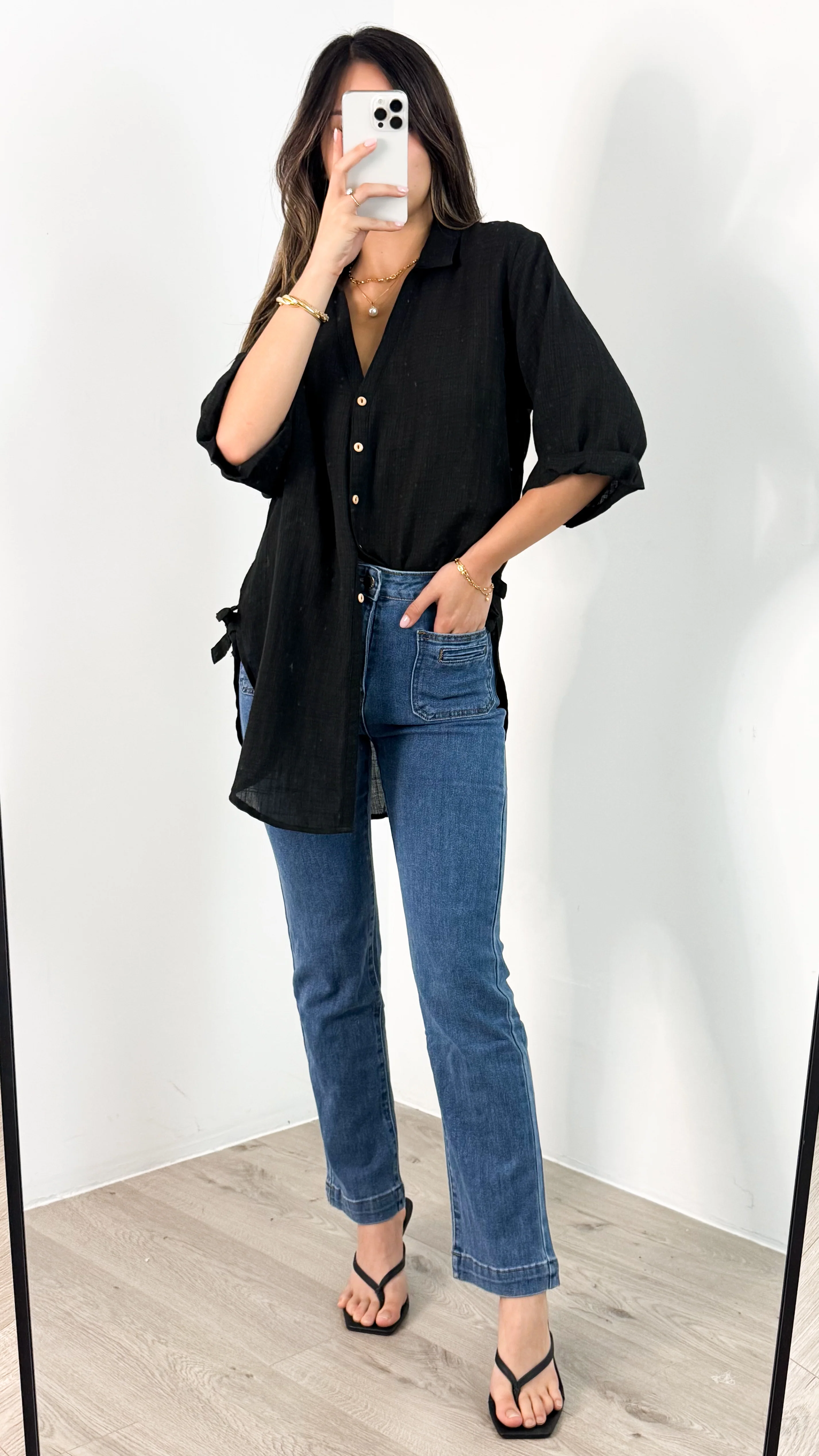 CASPER SHIRT - BLACK - Image 3