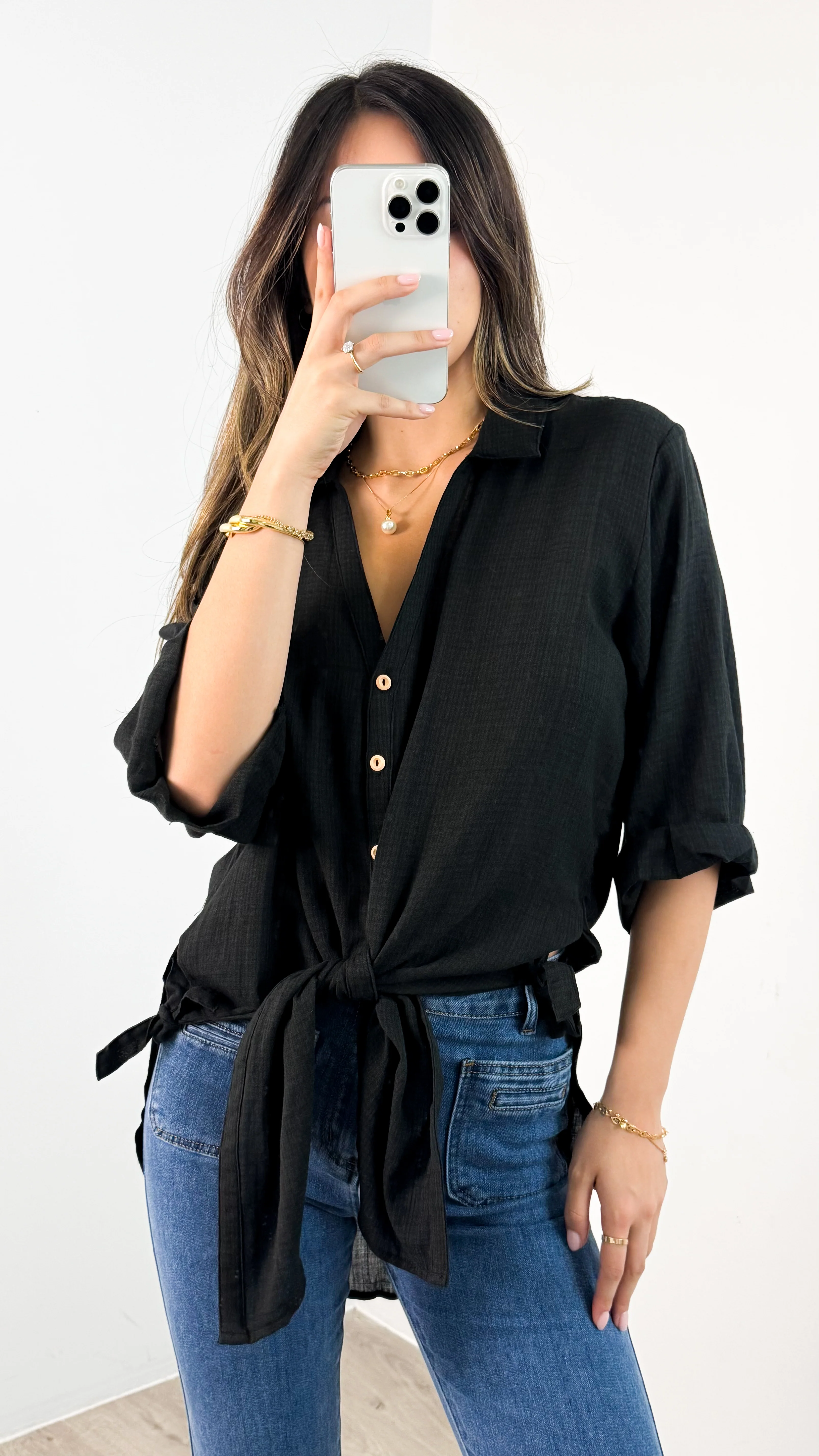 CASPER SHIRT - BLACK - Image 7