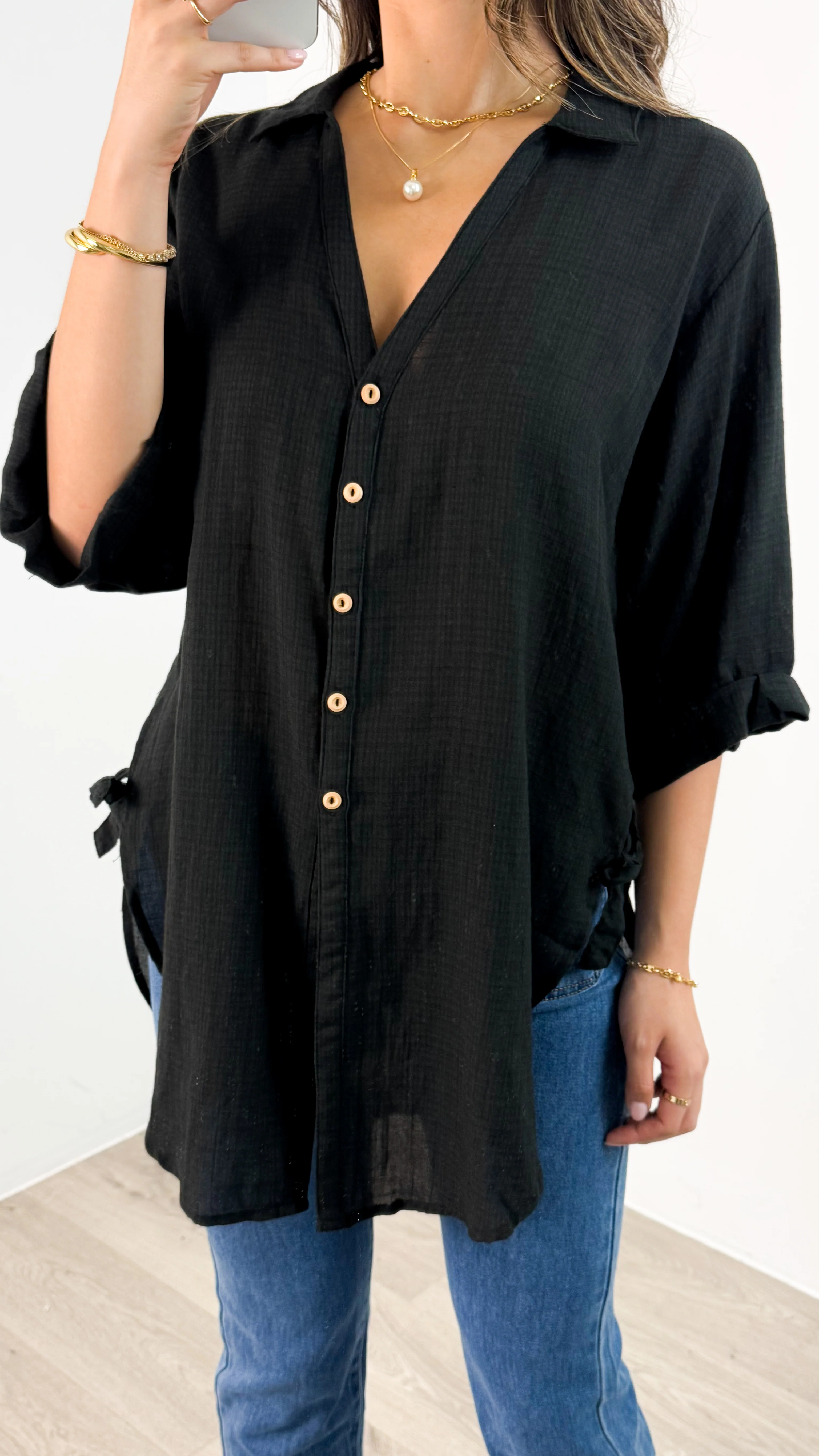 CASPER SHIRT - BLACK - Image 9