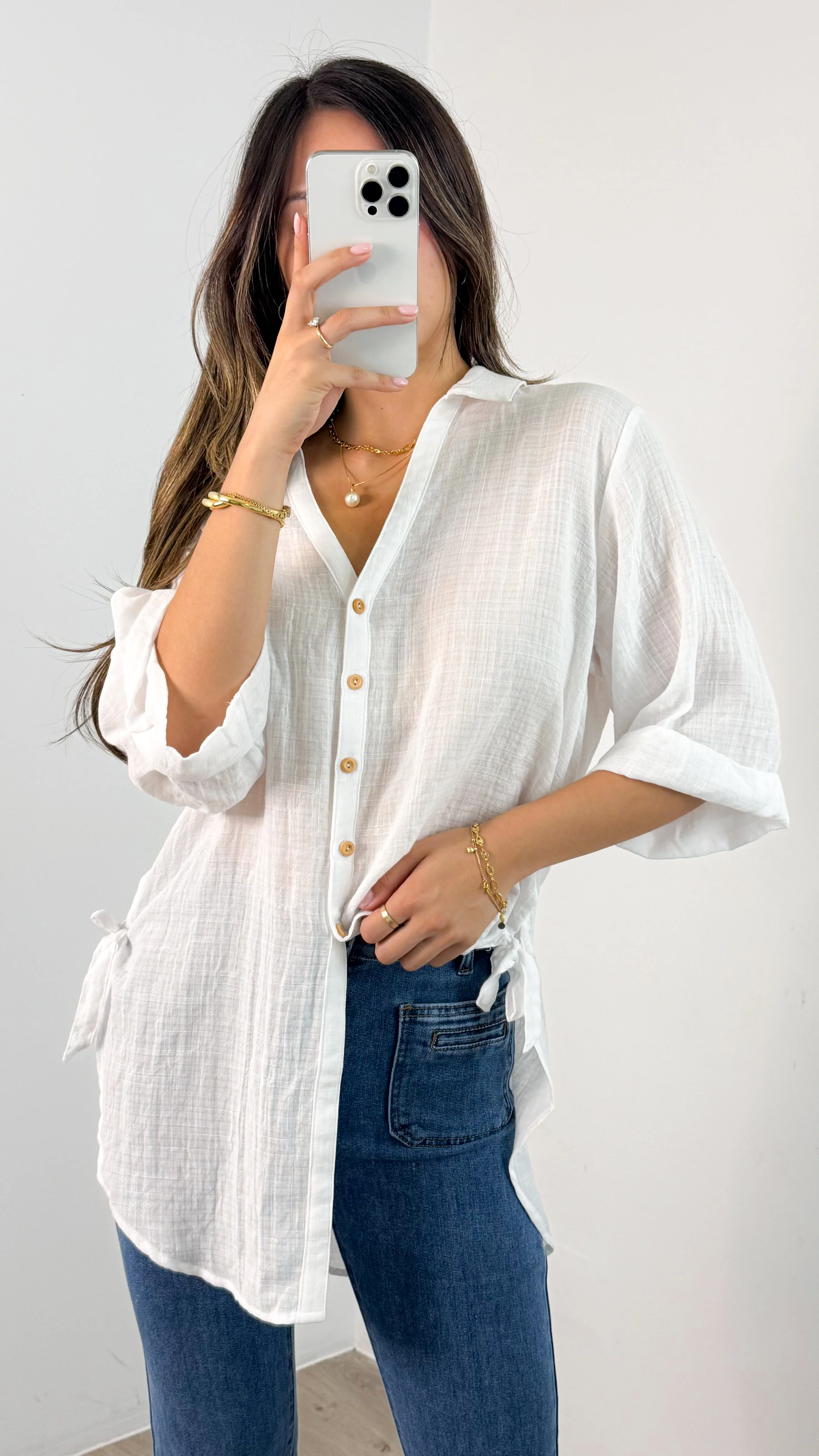 CASPER SHIRT - WHITE - Image 7