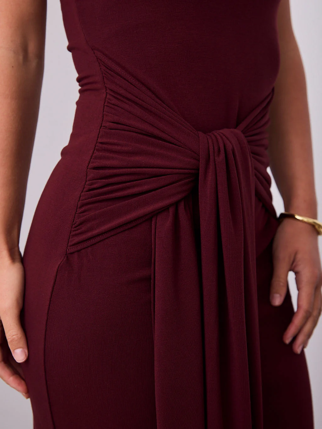 CELINE DRESS - MERLOT - Image 15
