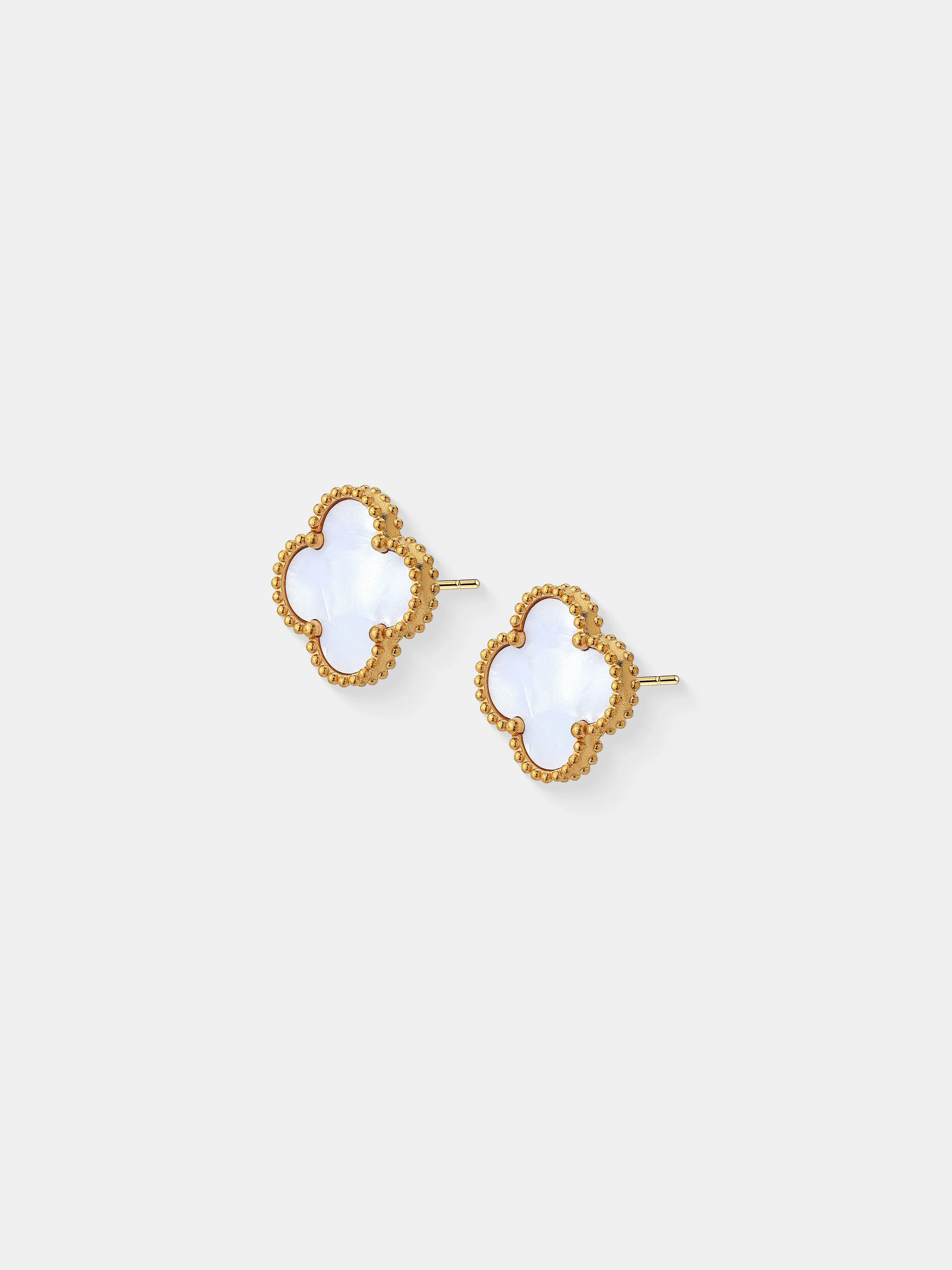 CHARLOTTE 18K GOLD PLATED EARRINGS - GOLD - Image 2