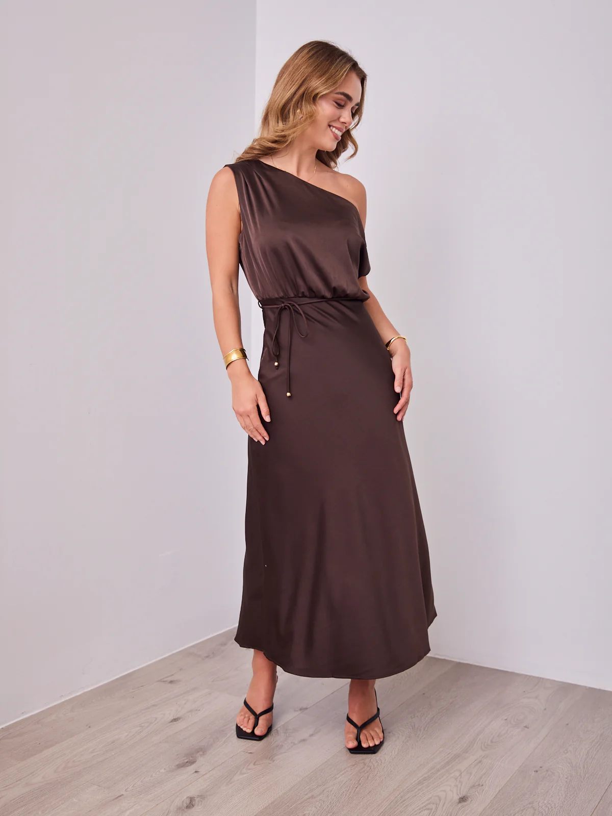 CHARLOTTE DRESS - CHOCOLATE - Image 3