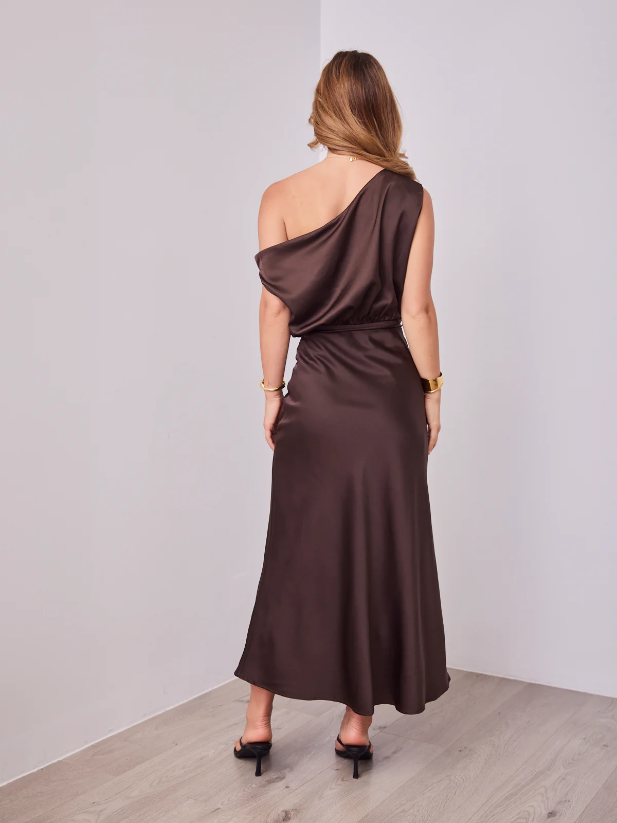 CHARLOTTE DRESS - CHOCOLATE - Image 4