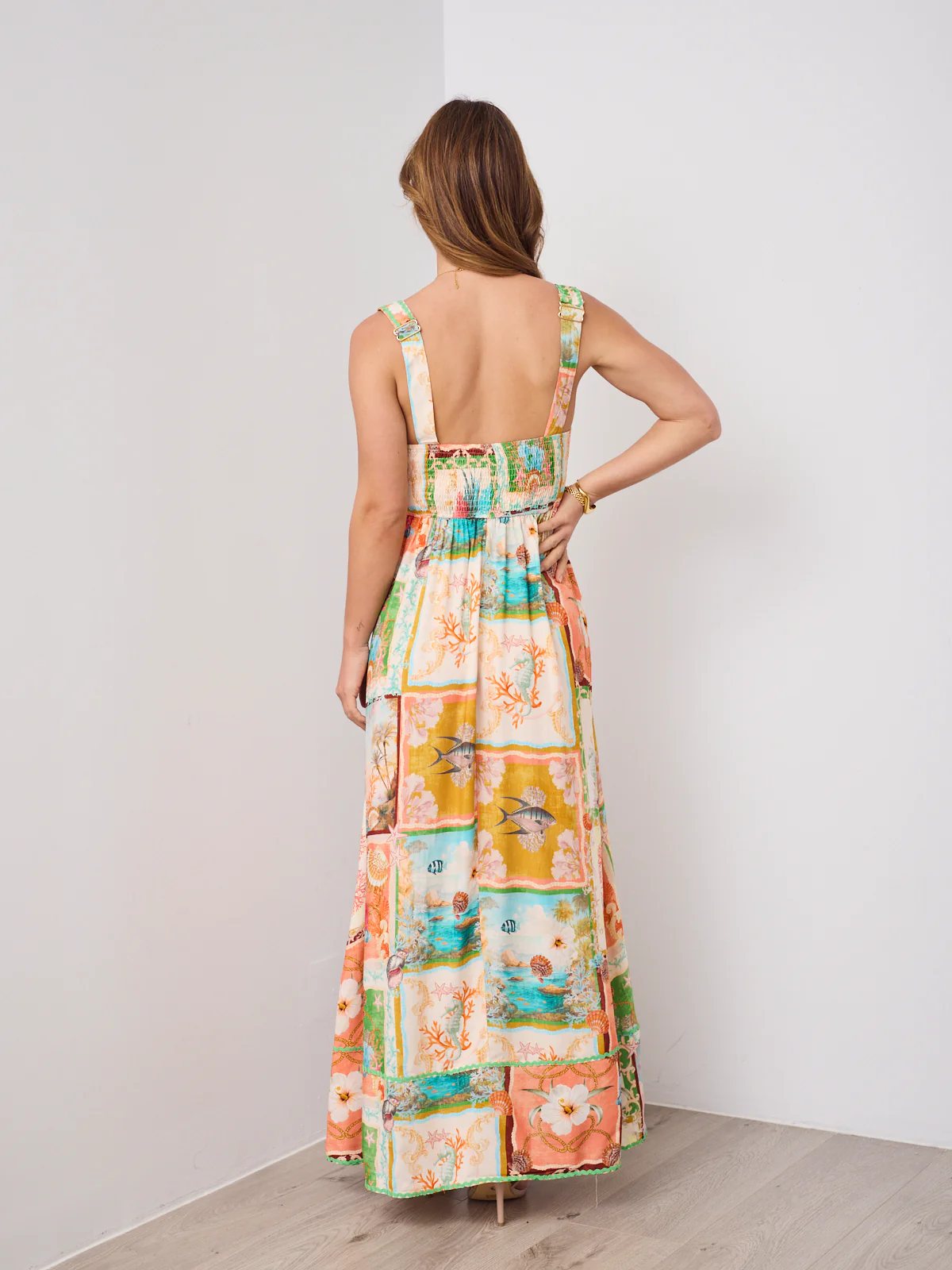 CHIARA MAXI DRESS - MULTI - Image 6