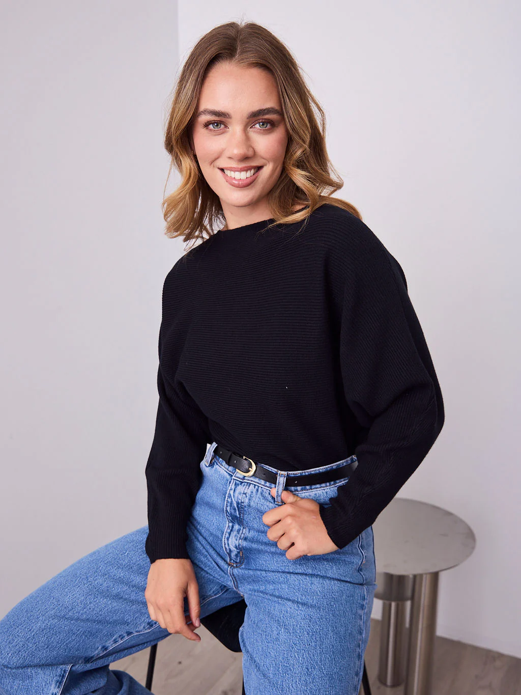 MONA KNIT - BLACK
