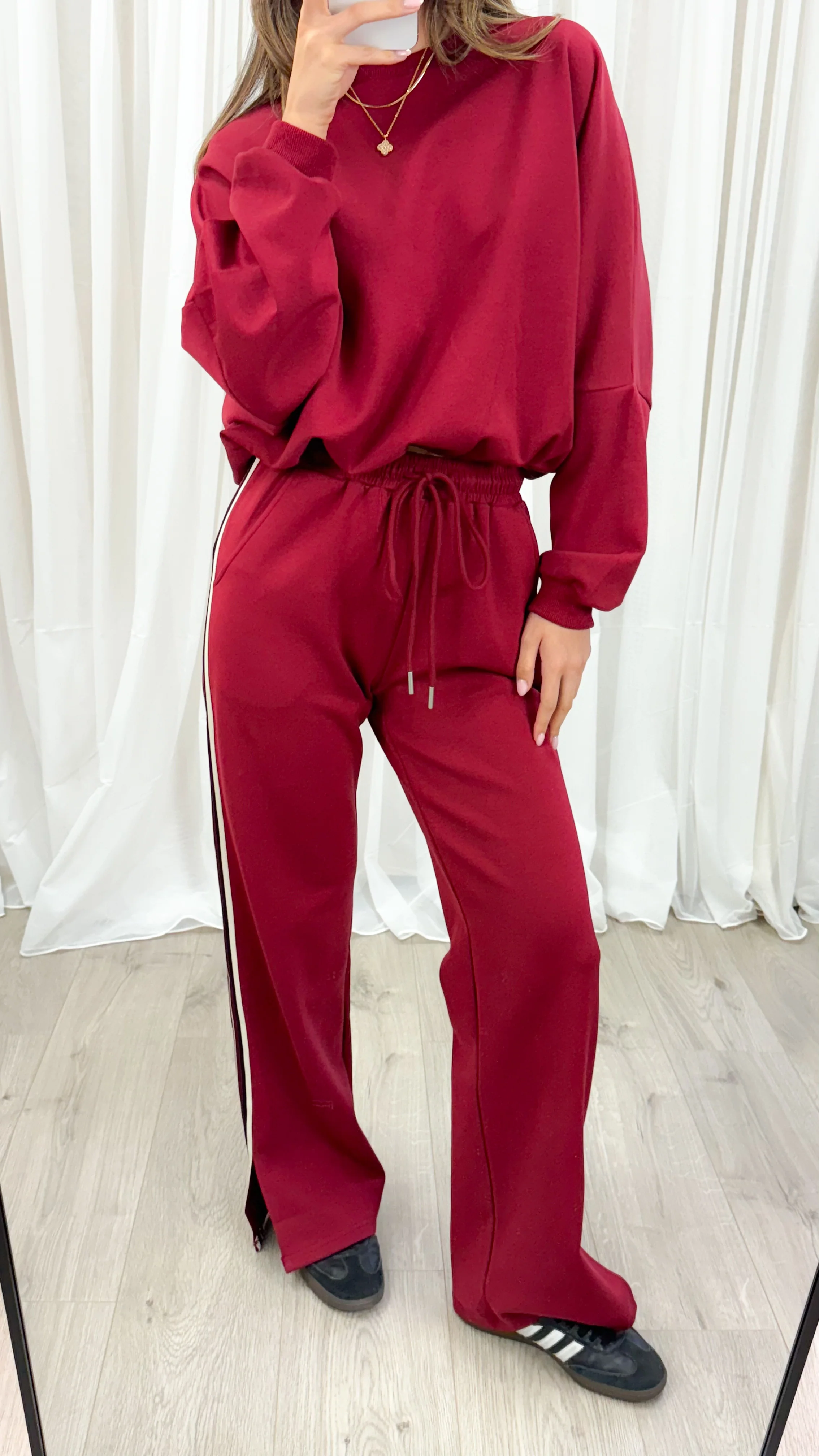 DANTE SWEATPANT - WINE - Image 6