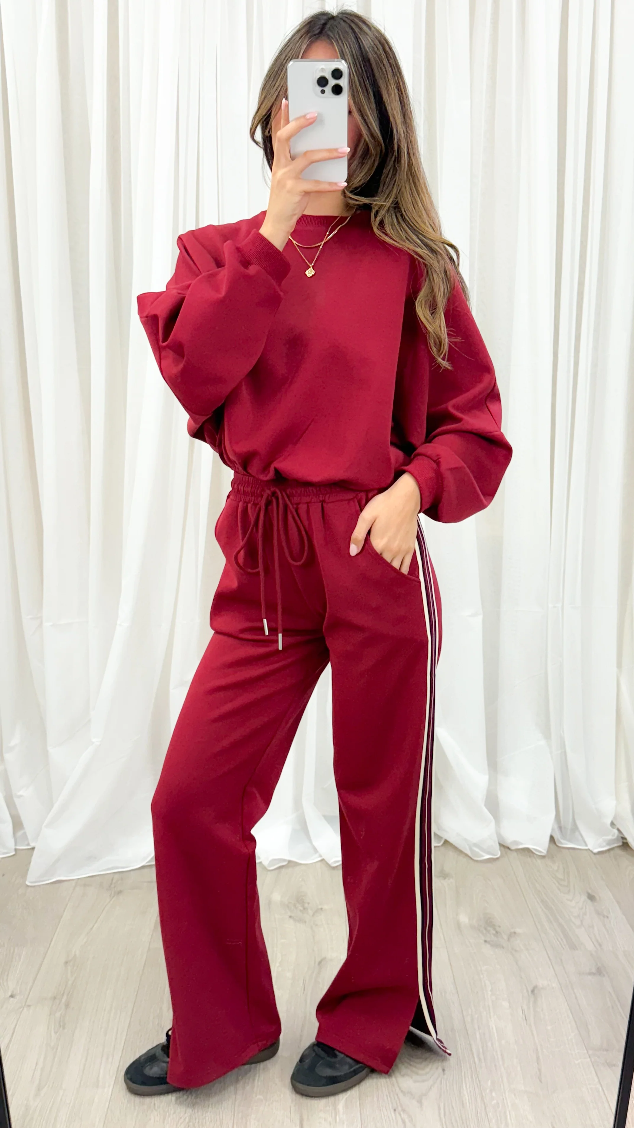 DANTE SWEATPANT - WINE - Image 7