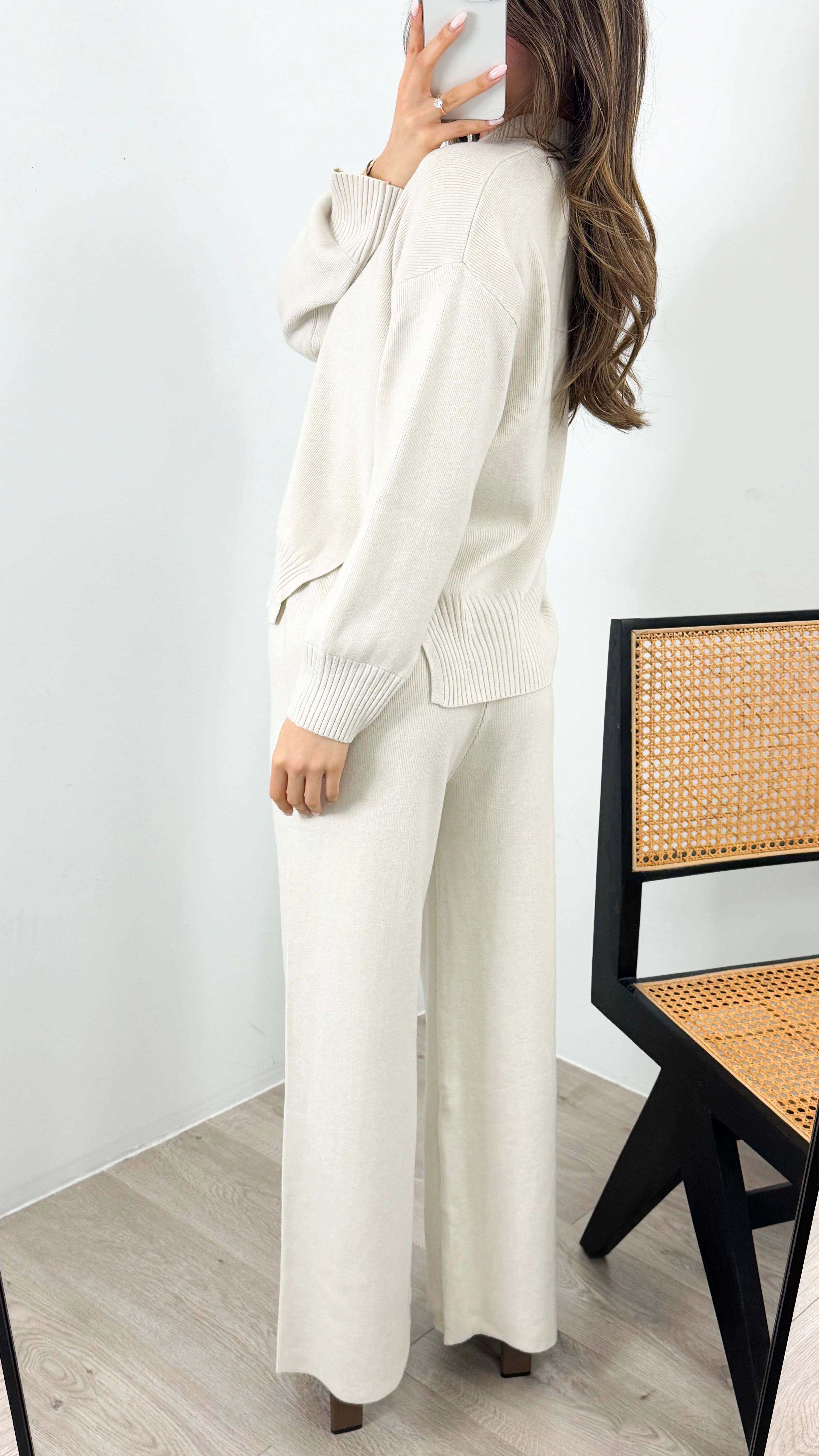 DELTA KNIT PANT - BONE - Image 12