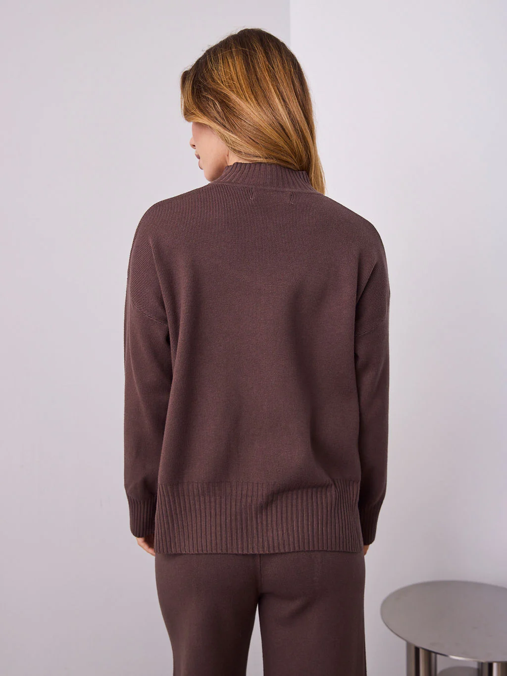 DELTA KNIT TOP - ESPRESSO - Image 12
