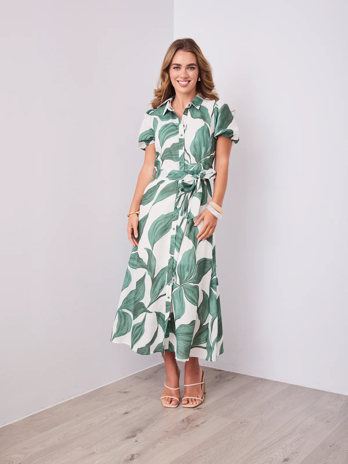 FAYE DRESS - GREEN - Image 2