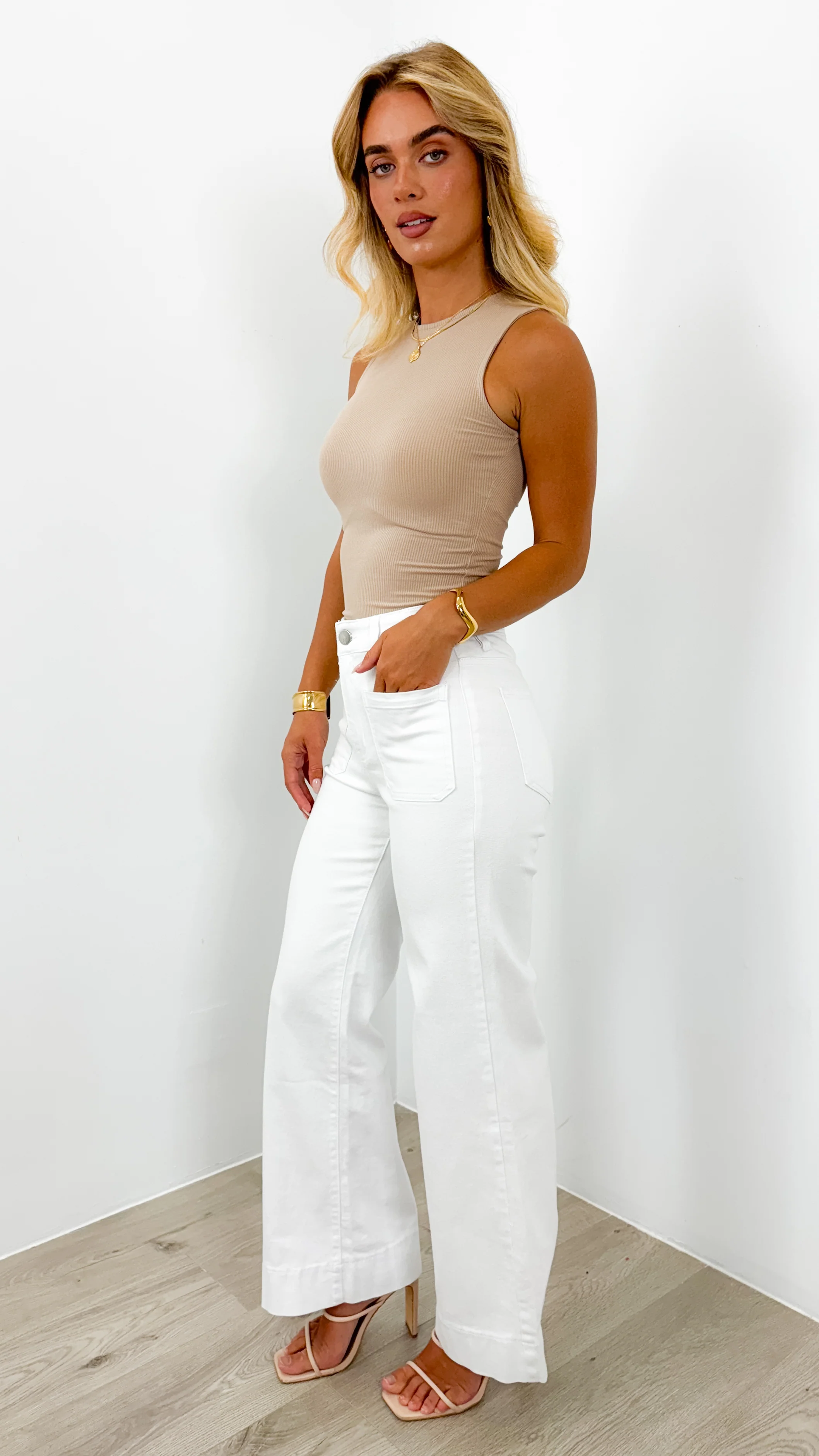 FITZROY JEAN - WHITE - Image 14