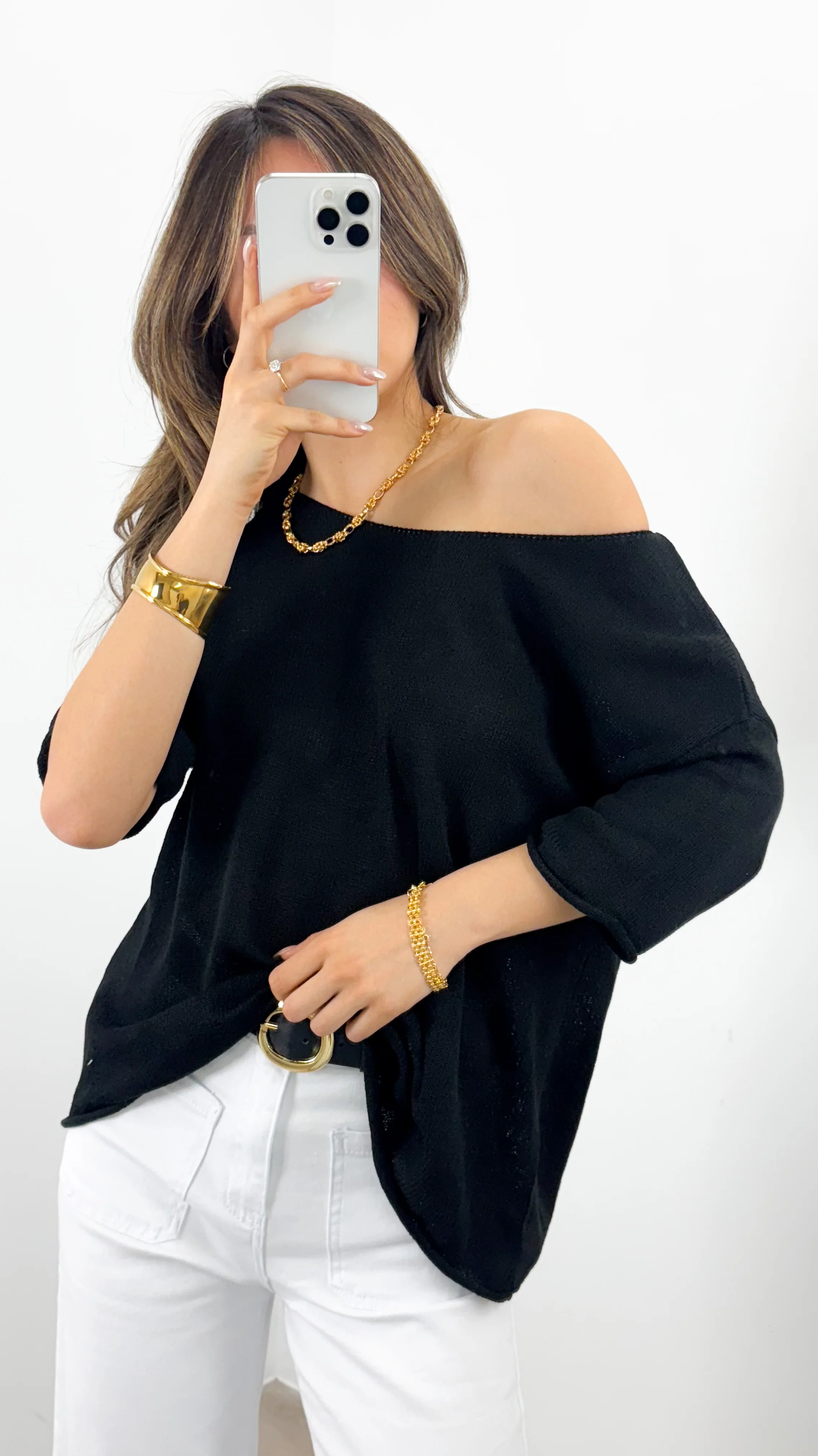 GIANNA TOP - BLACK - Image 5