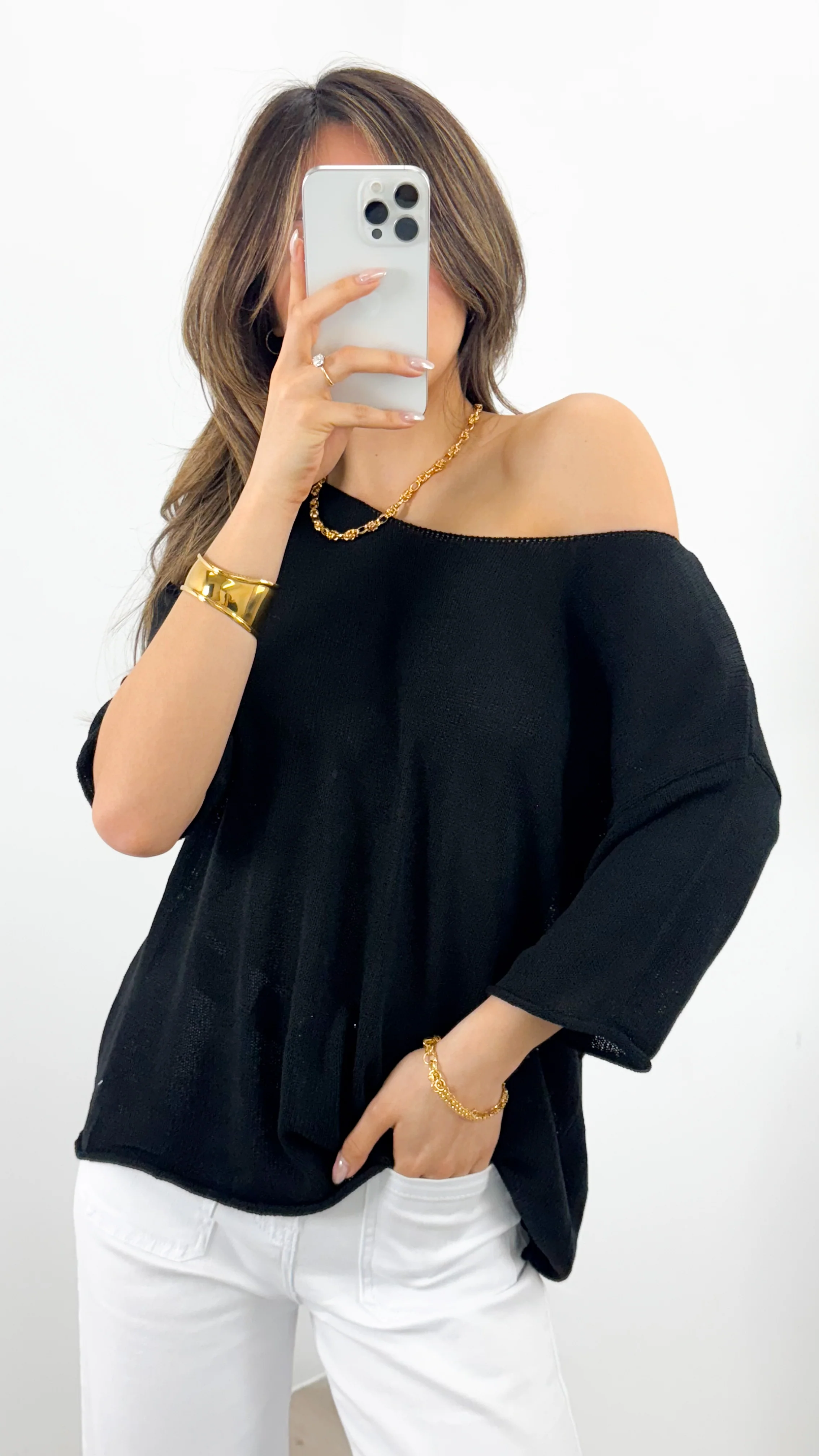 GIANNA TOP - BLACK - Image 7