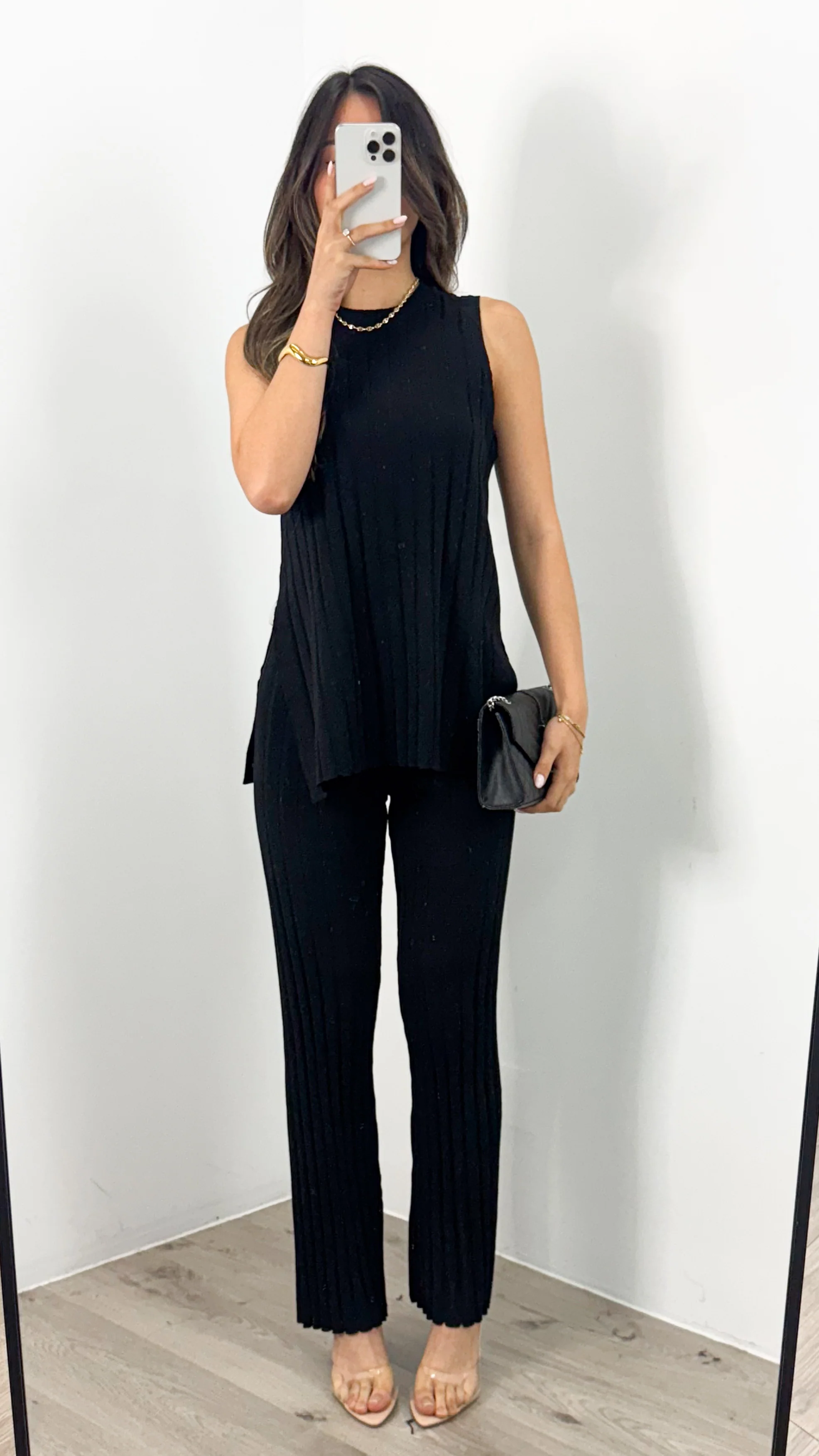 HYATT KNIT SET - BLACK - Image 5