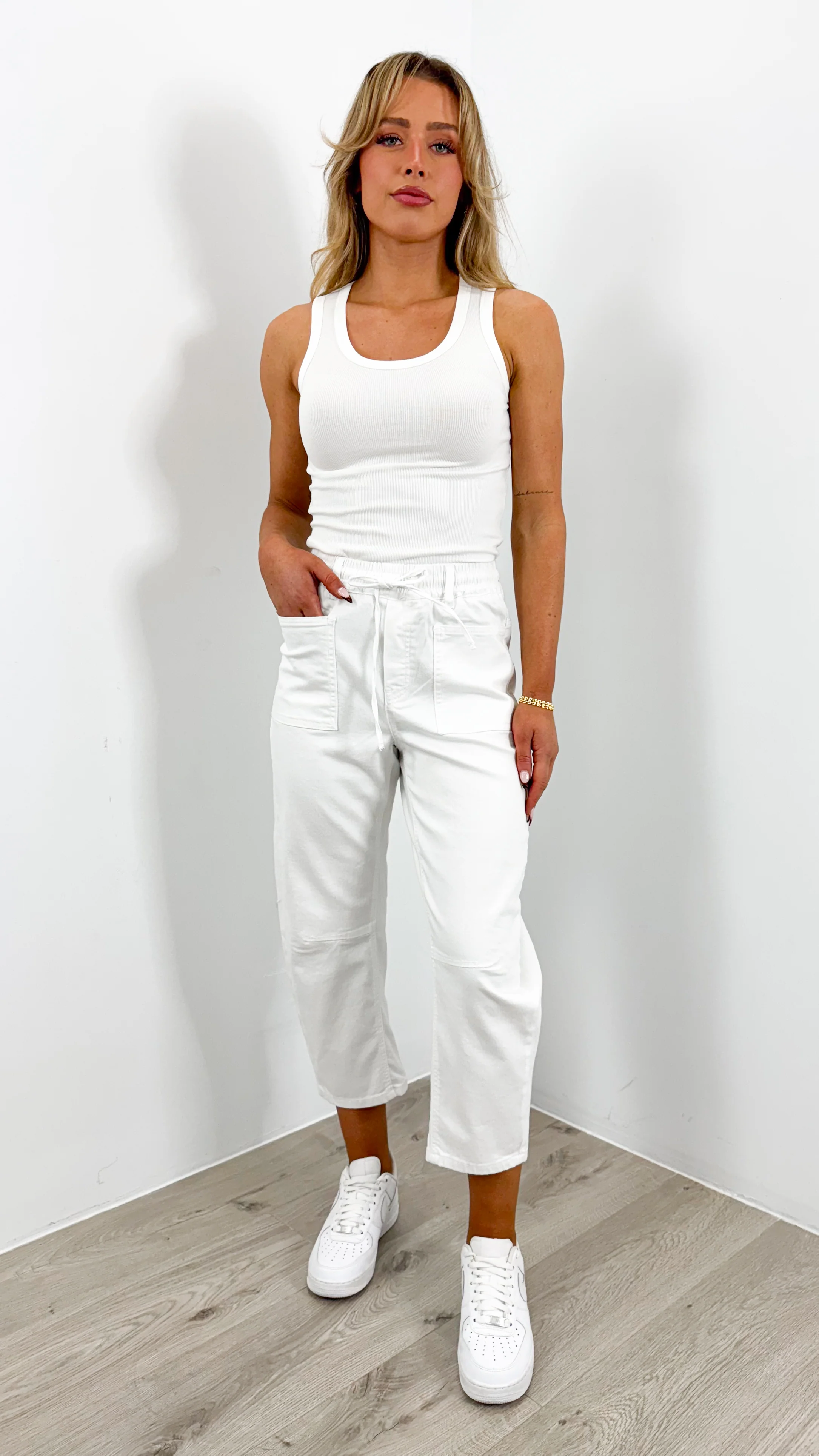 JASON JOGGERS - WHITE - Image 3
