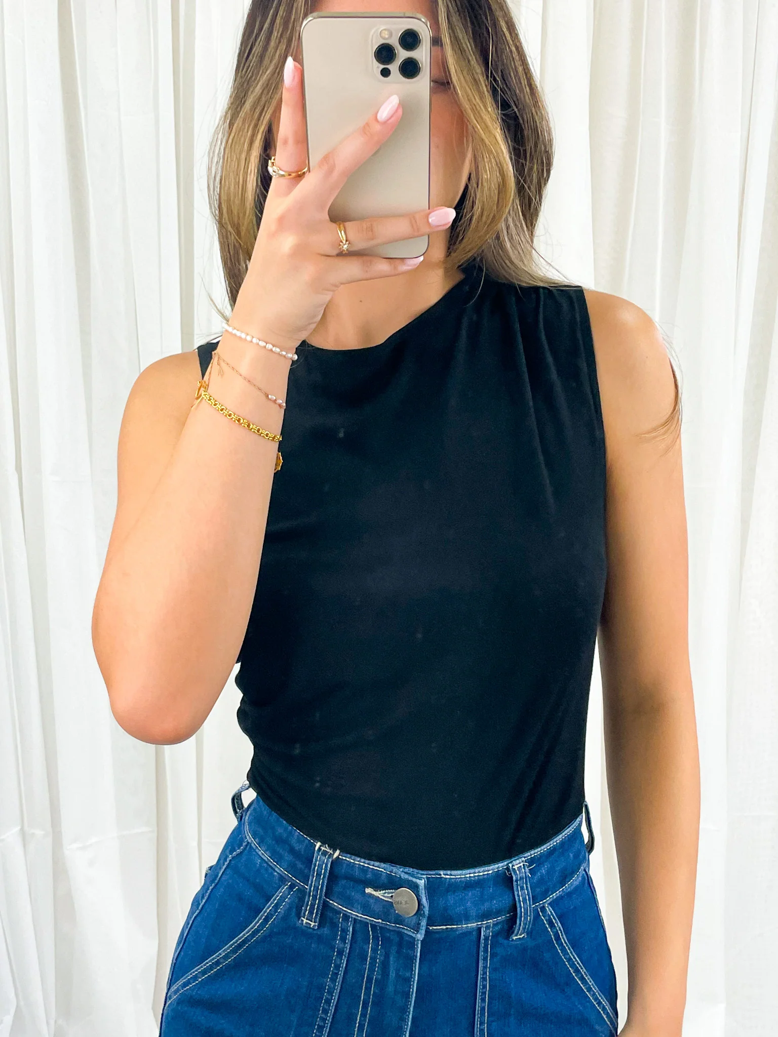 KATINA TOP - BLACK - Image 3