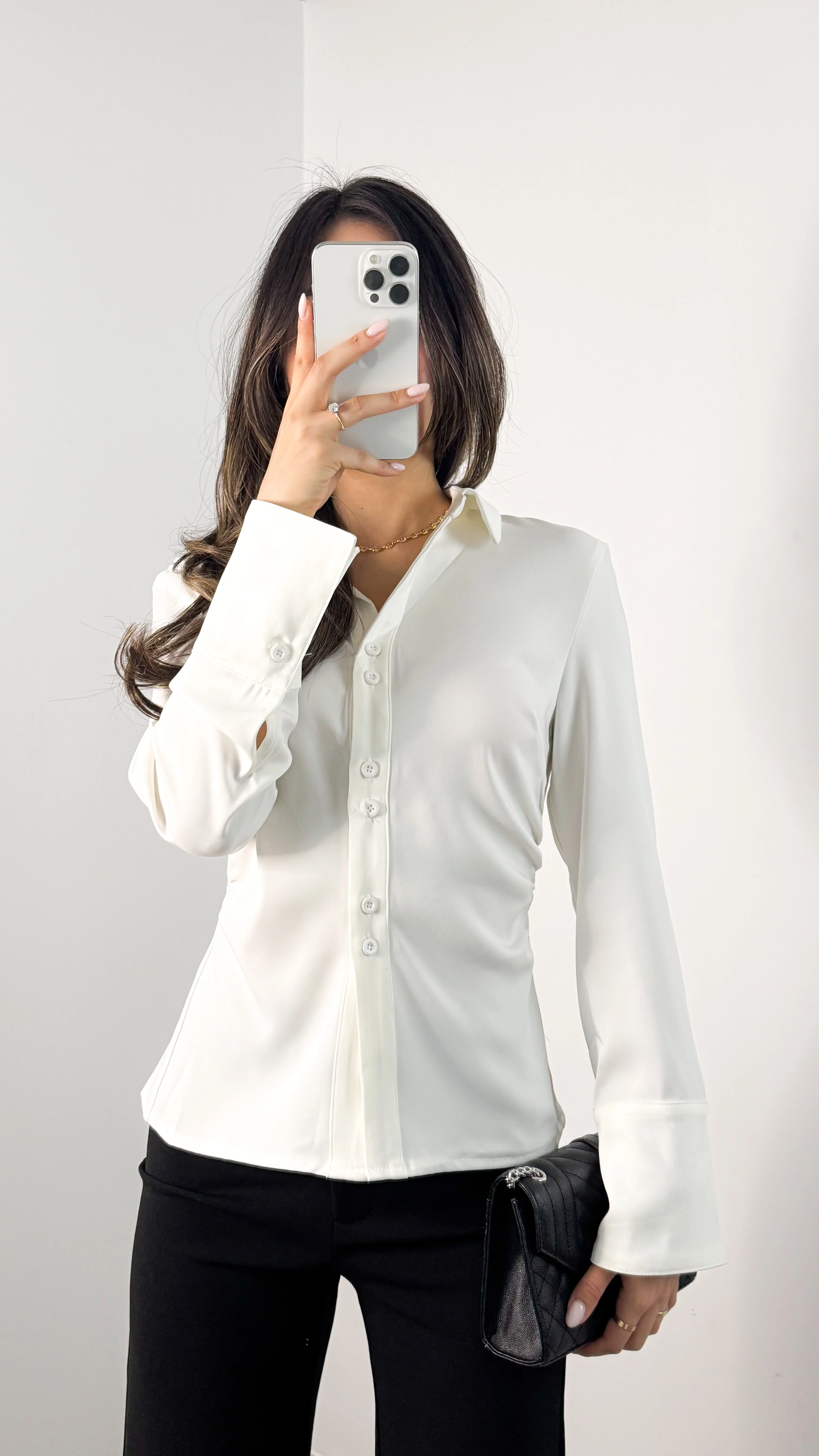 KIANA SHIRT - WHITE - Image 11