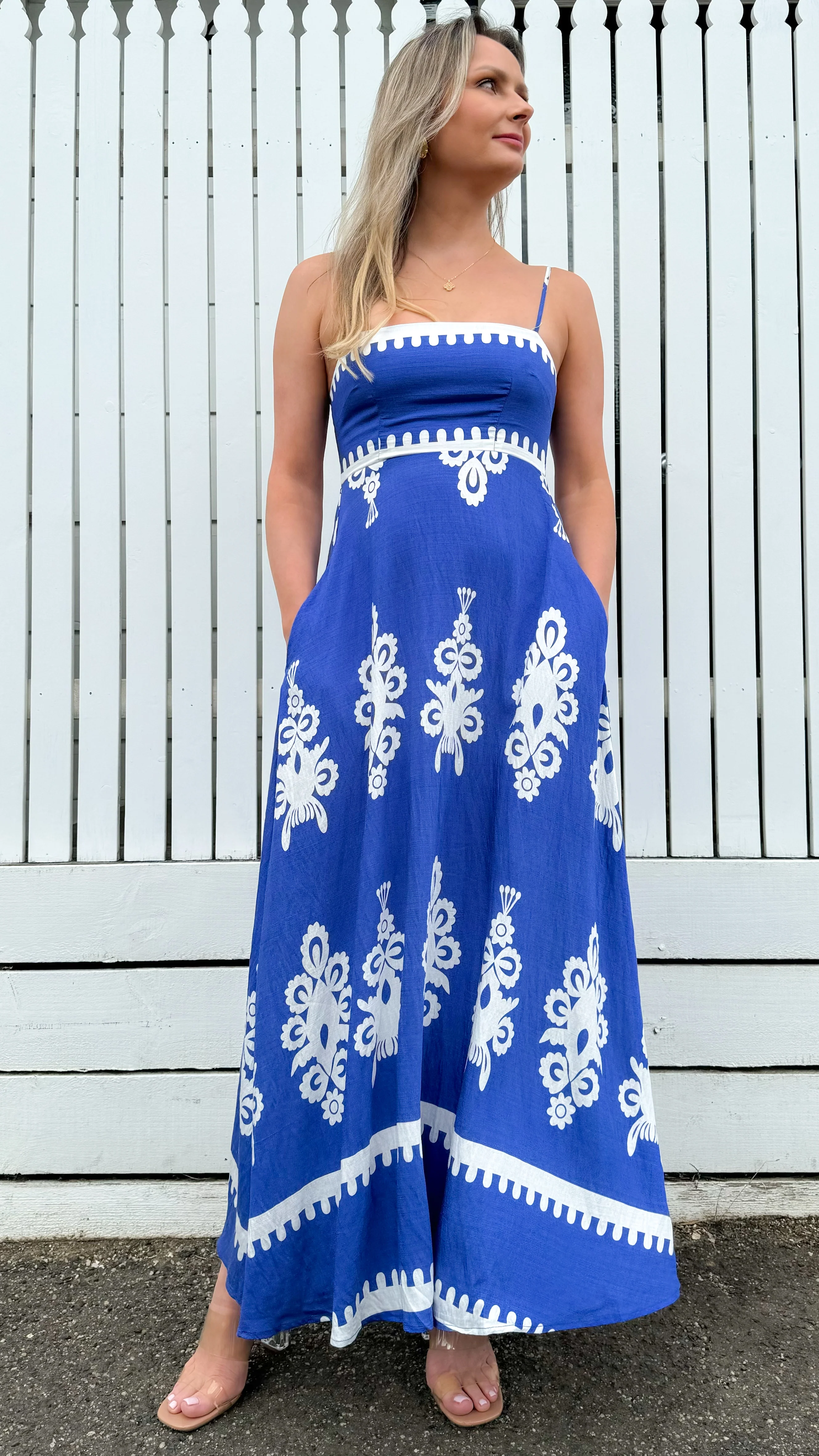 MILLA DRESS - BLUE - Image 16