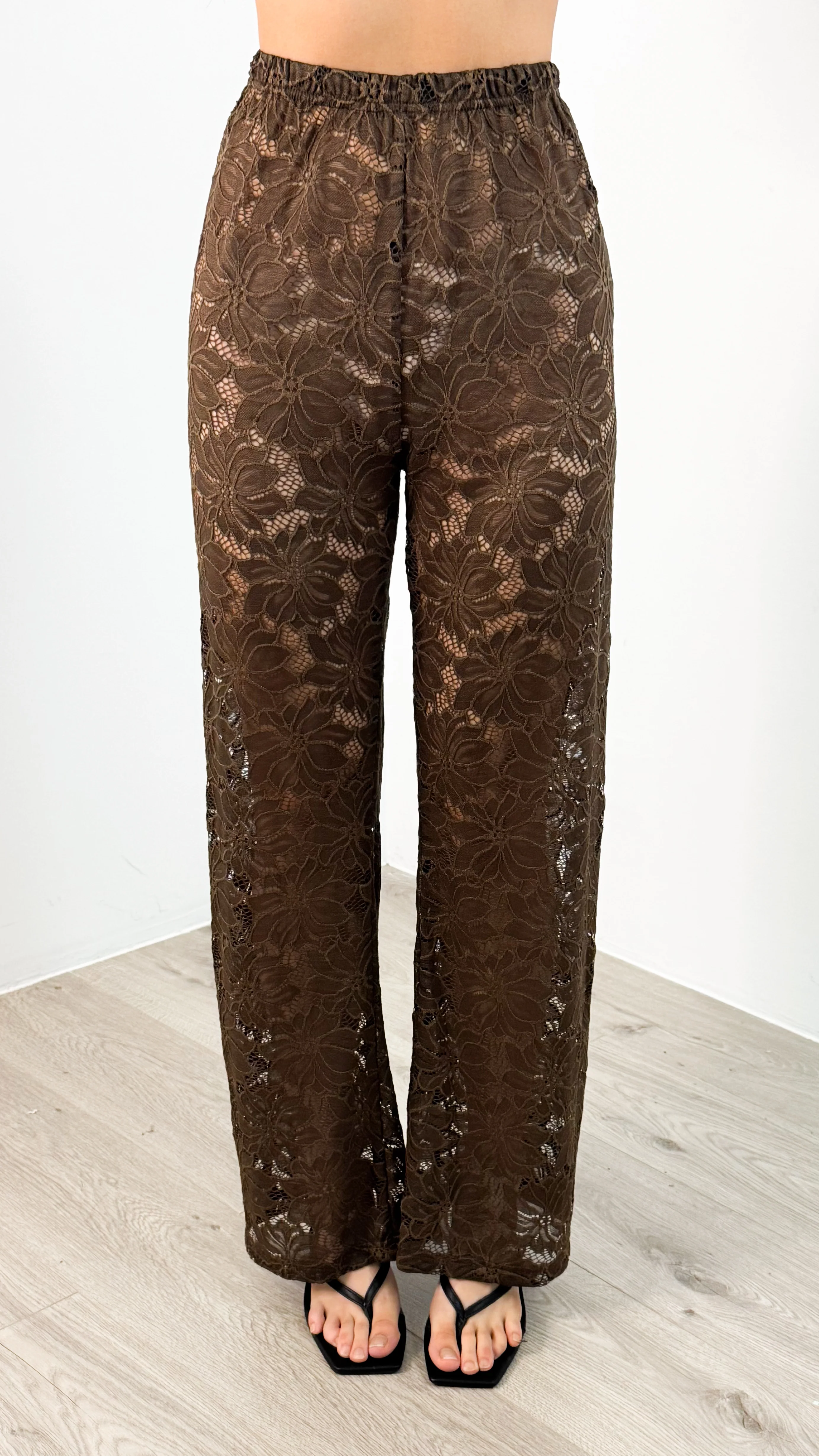 NADINE SHIRT & PANT SET - CHOCOLATE - Image 15