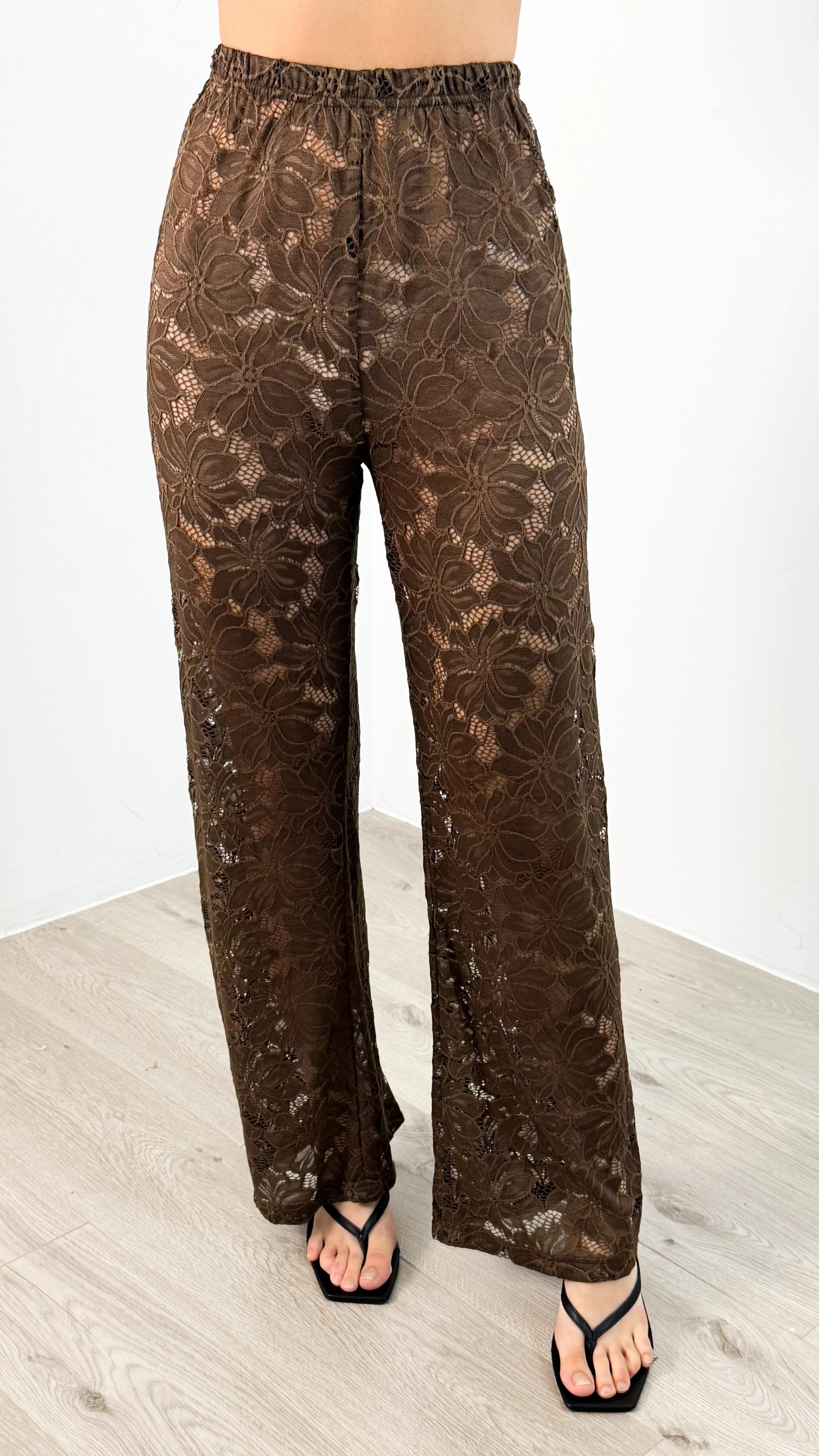 NADINE SHIRT & PANT SET - CHOCOLATE - Image 16