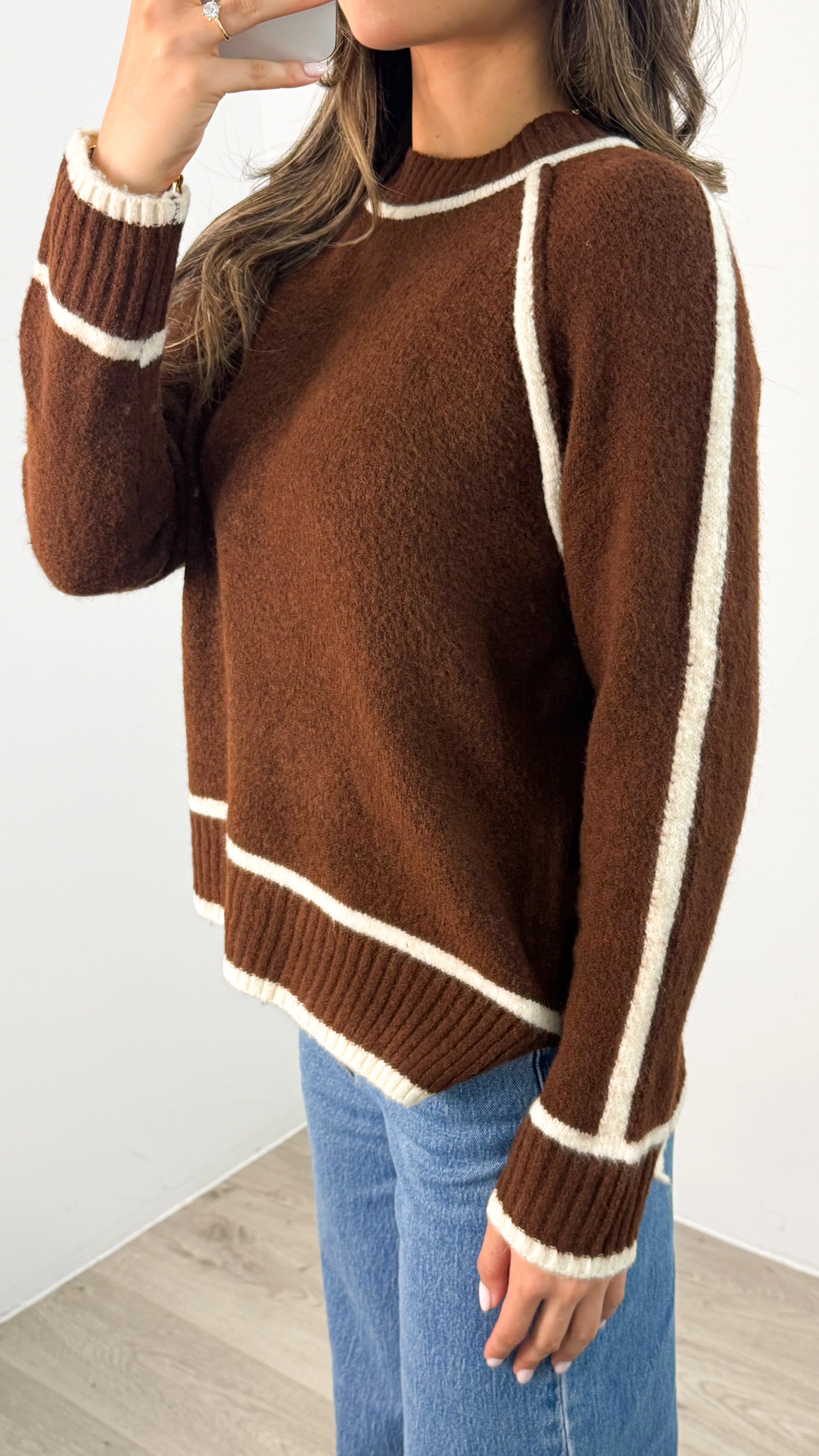 NAOMI KNIT - CHOCOLATE - Image 5