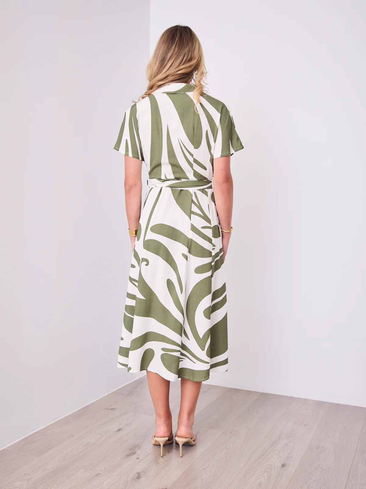 PEYTON DRESS - KHAKI - Image 6
