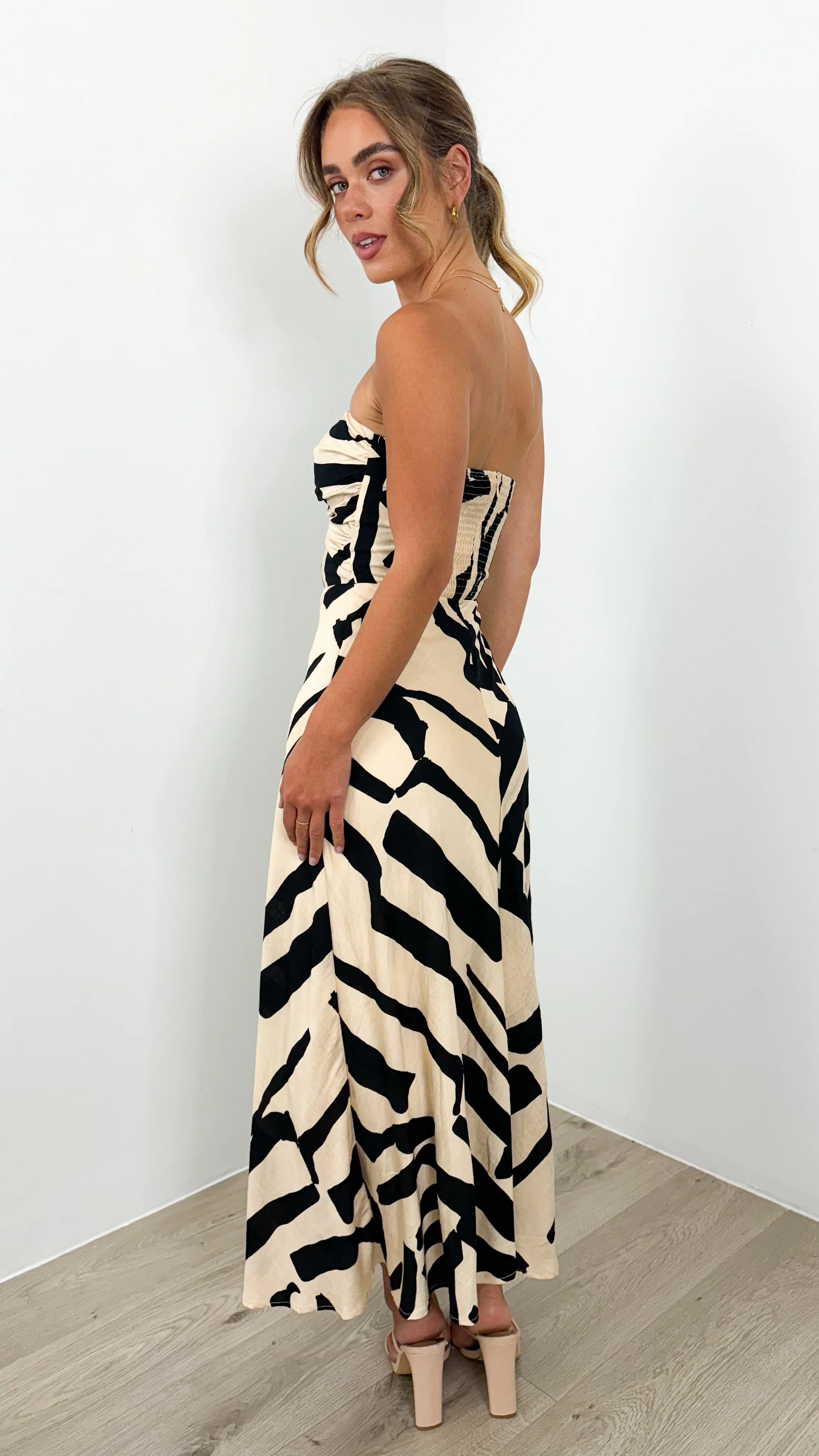 RAMONA DRESS - BEIGE - Image 14