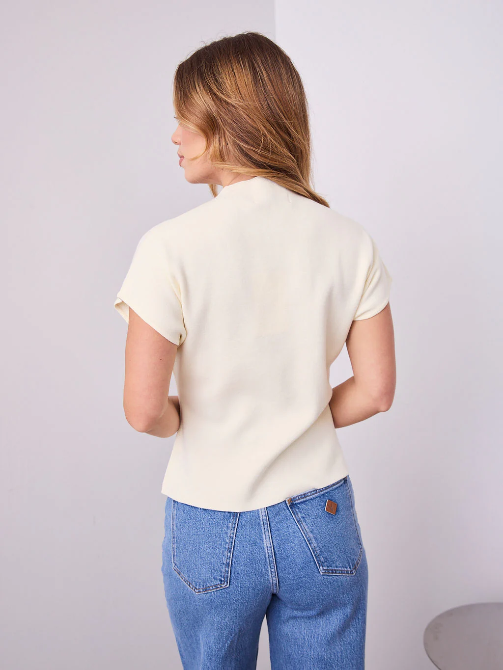 ROWE KNIT TOP - VANILLA - Image 6