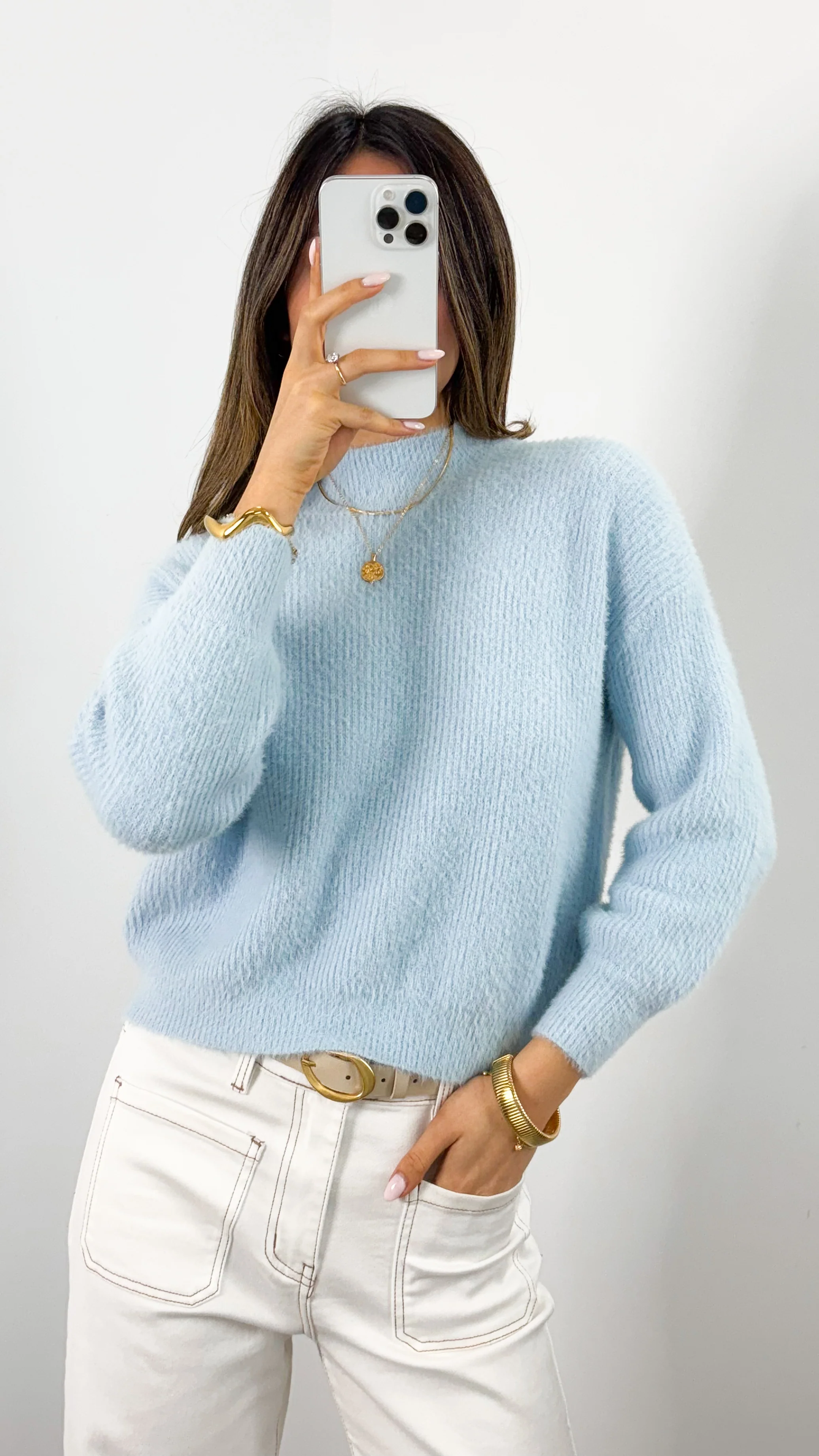 SERENA KNIT - BABY BLUE - Image 2