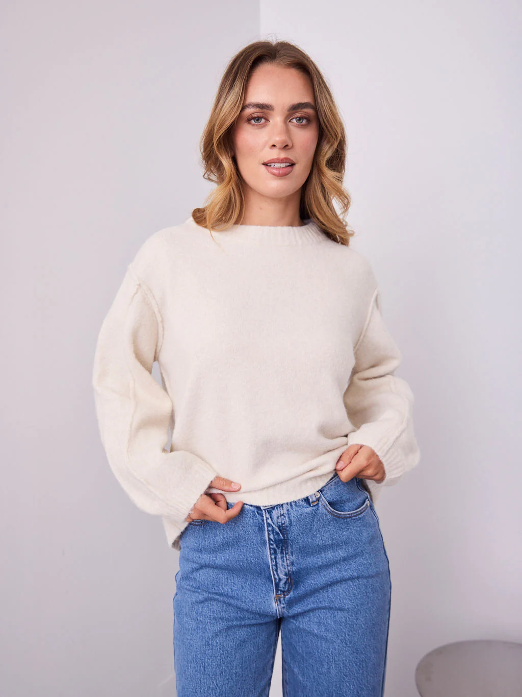SLOANE KNIT - CREAM - Image 8