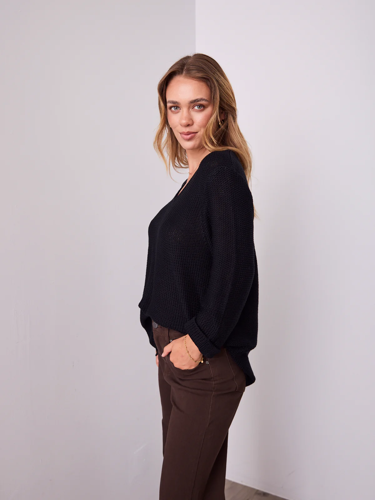TIANA KNIT - BLACK - Image 11