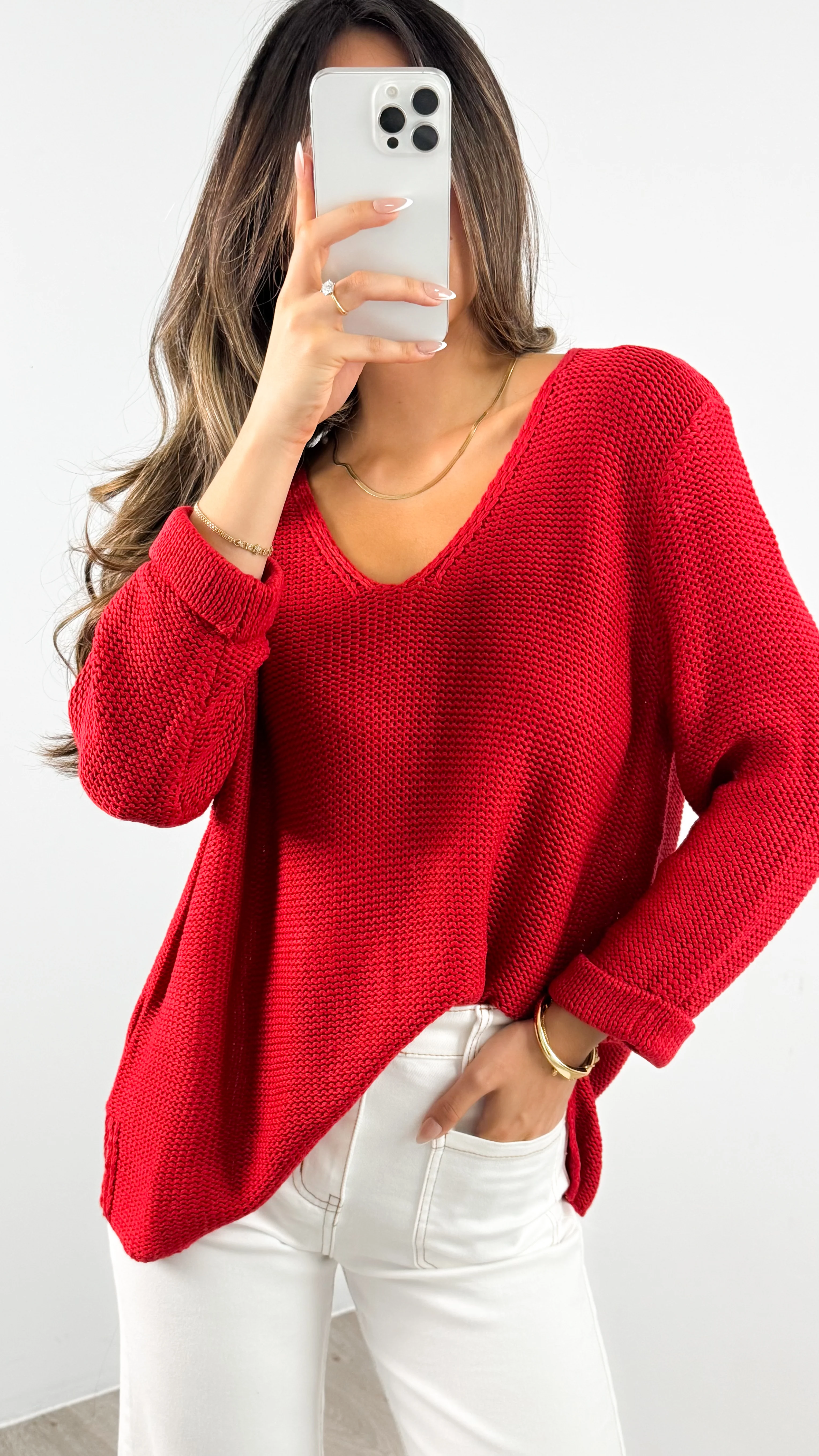 TIANA KNIT - RED - Image 4