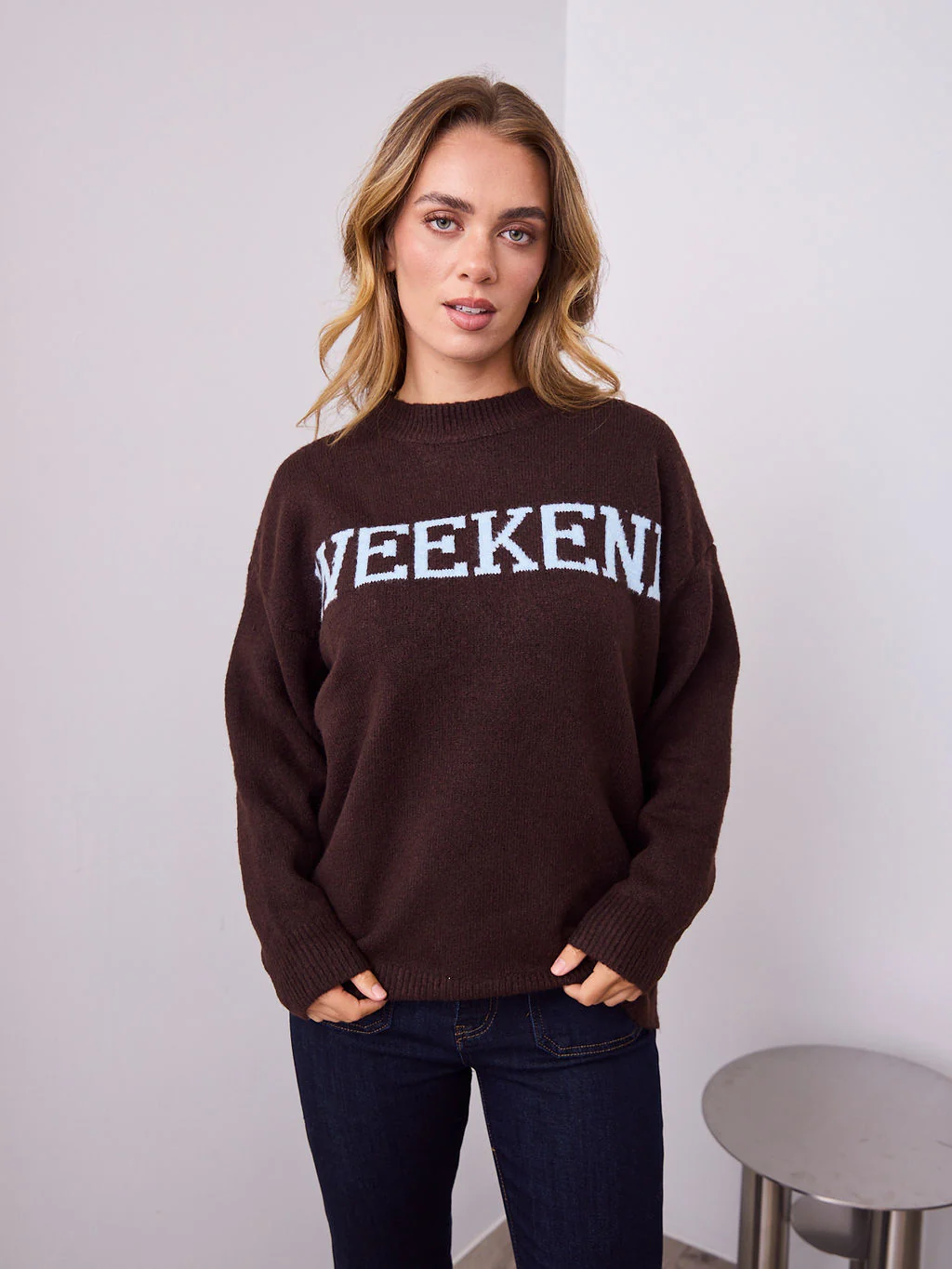WEEKEND KNIT - CHOCOLATE - Image 9