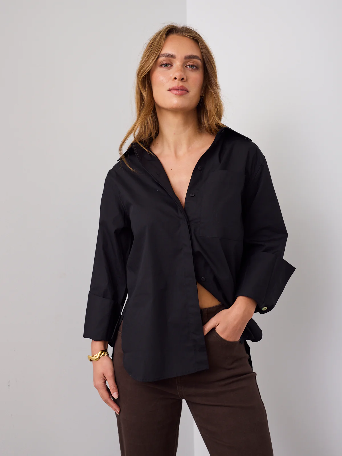 XAVIER SHIRT - BLACK - Image 2
