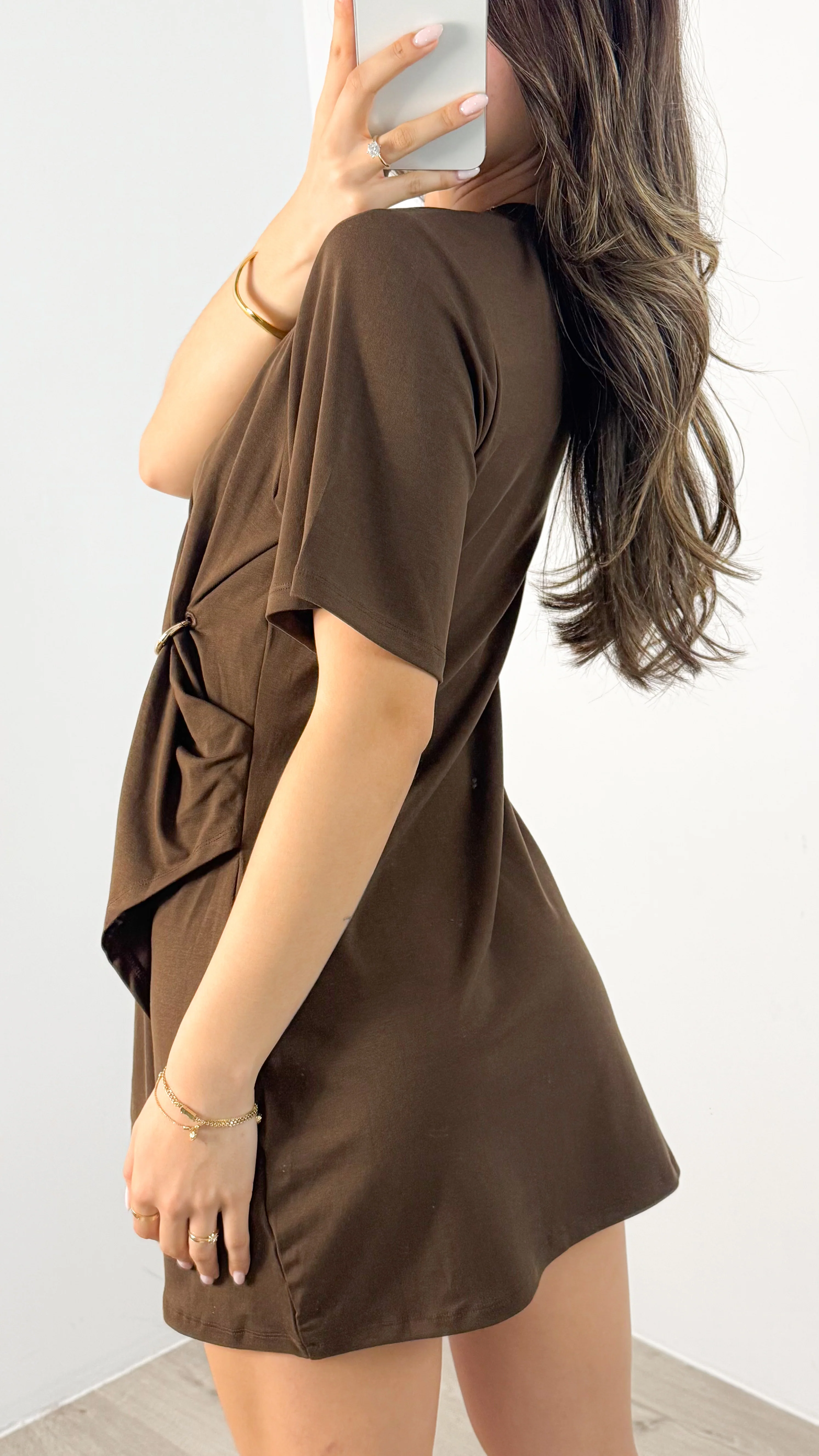 ZENDAYA DRESS - CHOCOLATE - Image 12